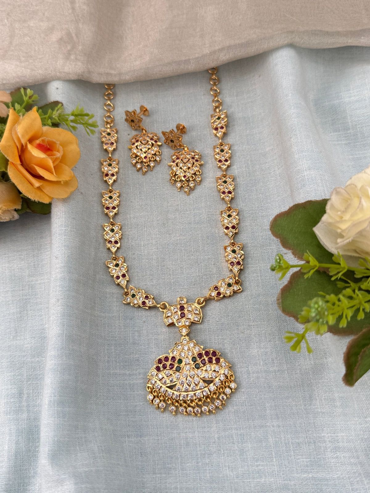 Antique Gold Like Necklace Set | N0441 - Mahilas