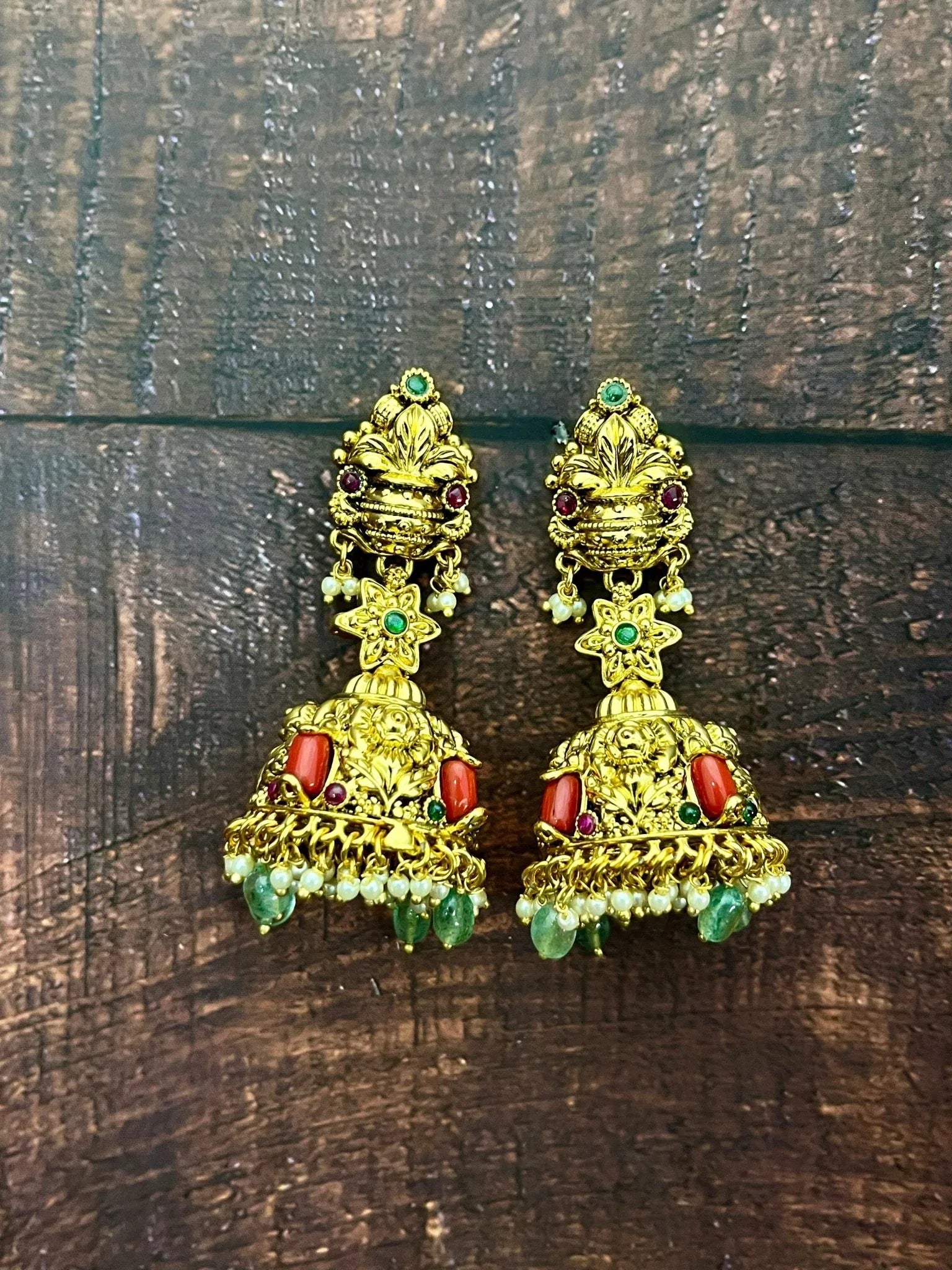 Antique Jhumka 1311 - Mahilas