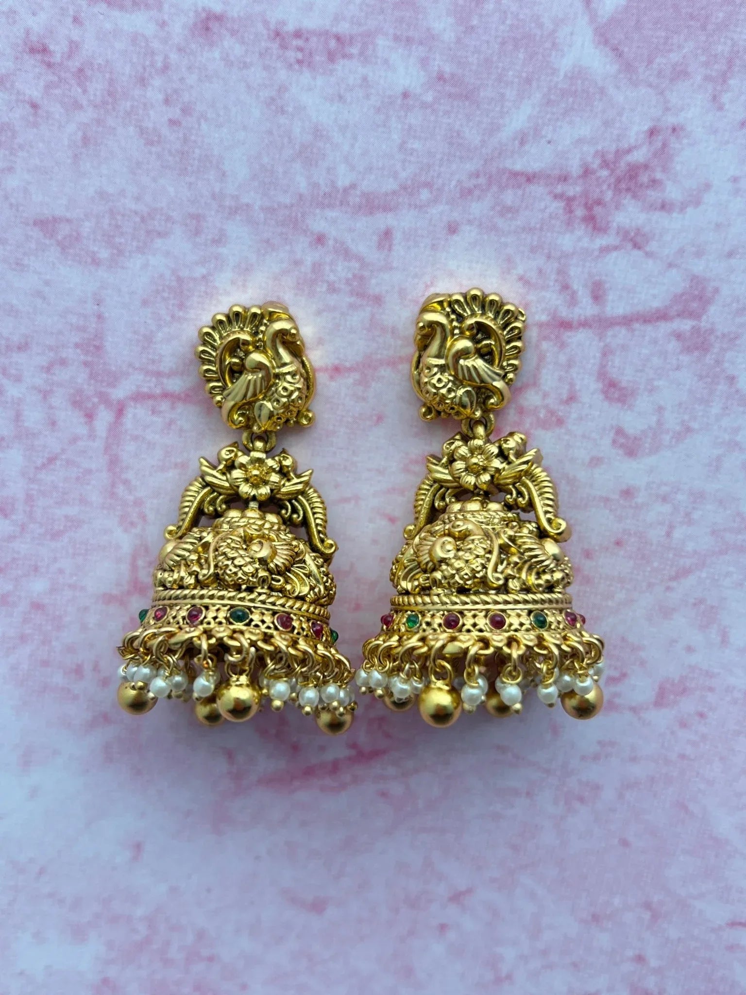 Antique Jhumka 1313 - Mahilas