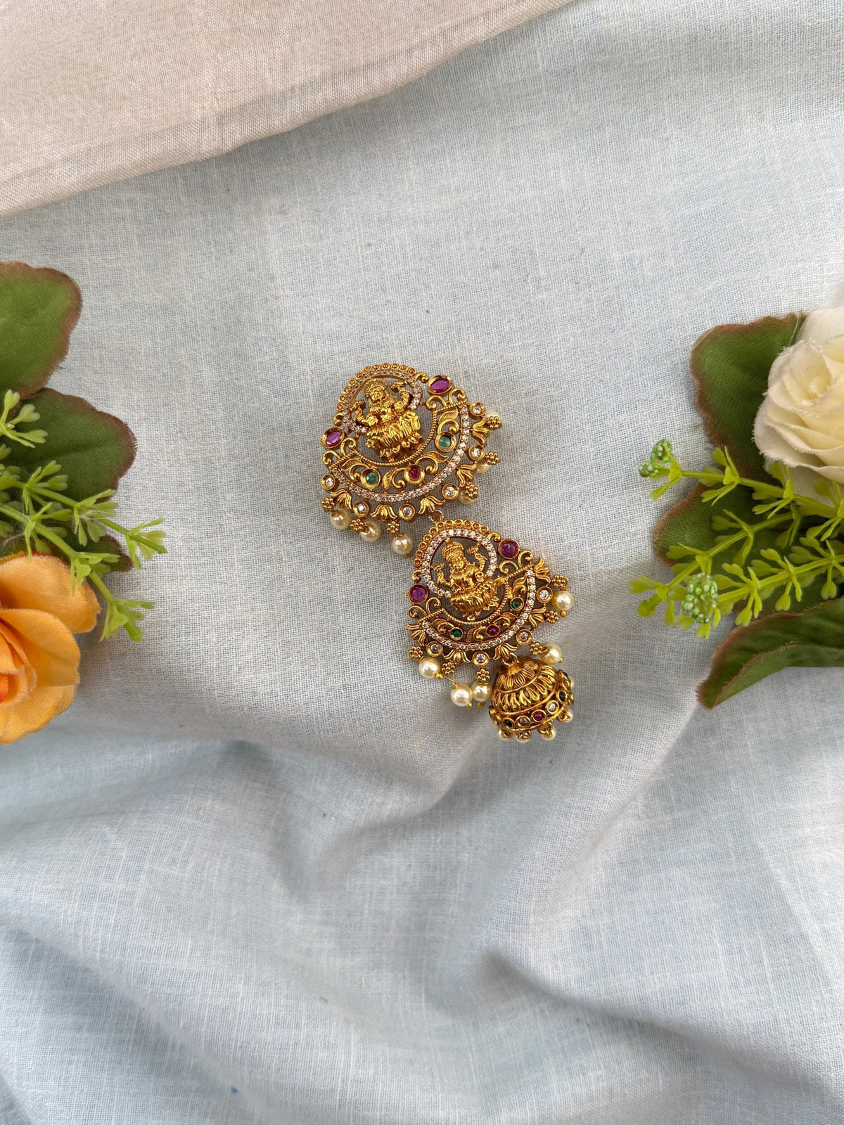 Antique Lakshmi Short Jadebille | 054 - Mahilas