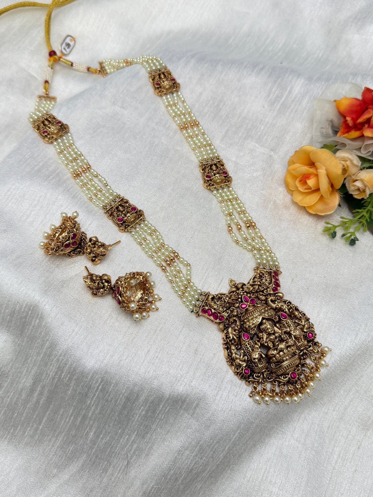 Antique Layered Necklace Set 0763 - Mahilas