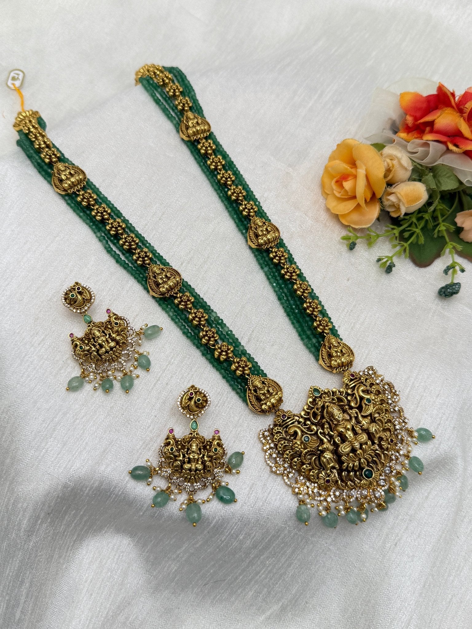 Antique Layered Necklace Set 0773 - Mahilas
