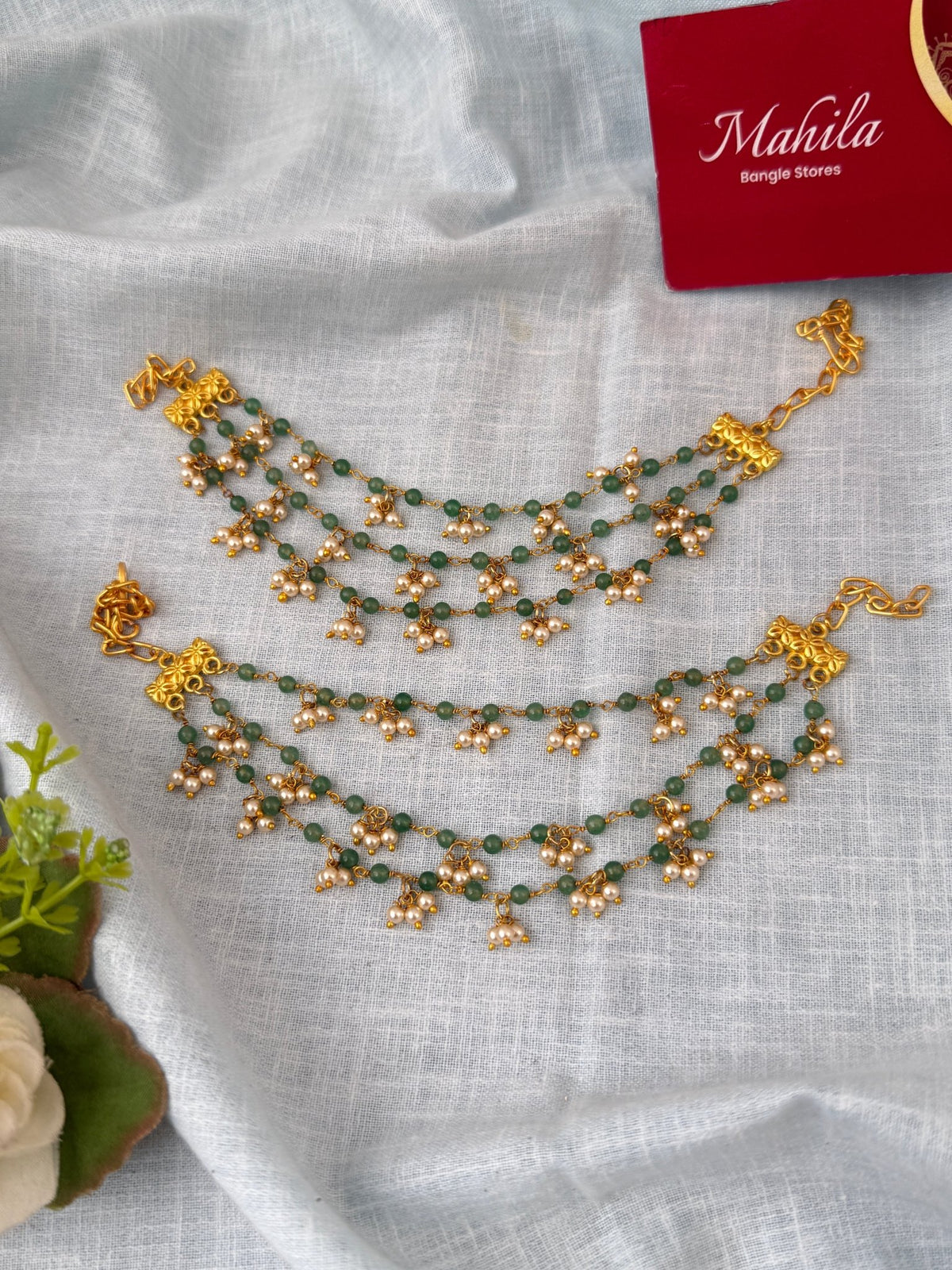 Antique Maatal Earrchain| T0097 - Mahilas