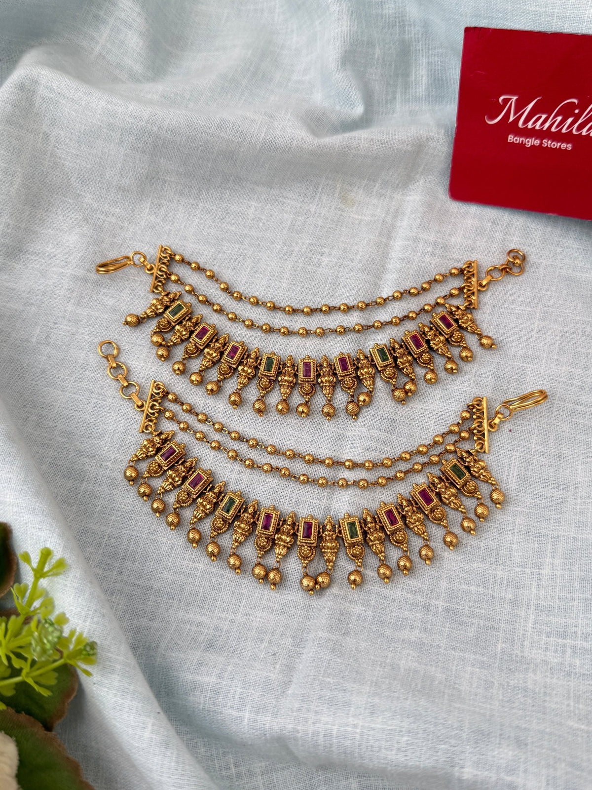 Antique Maatal Earrchain| T0099 A - Mahilas