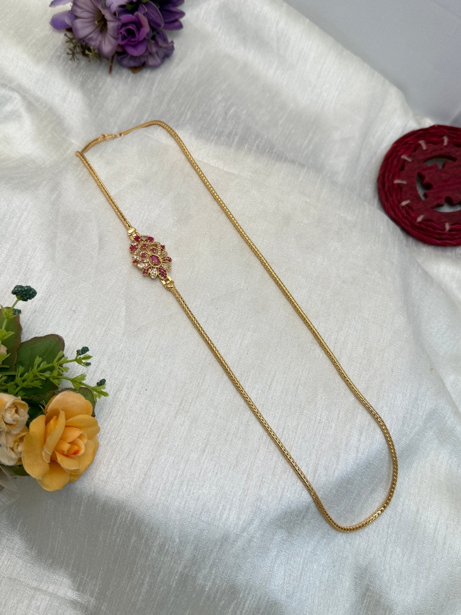 Antique Mop Mogappu Chain 40 - Mahilas