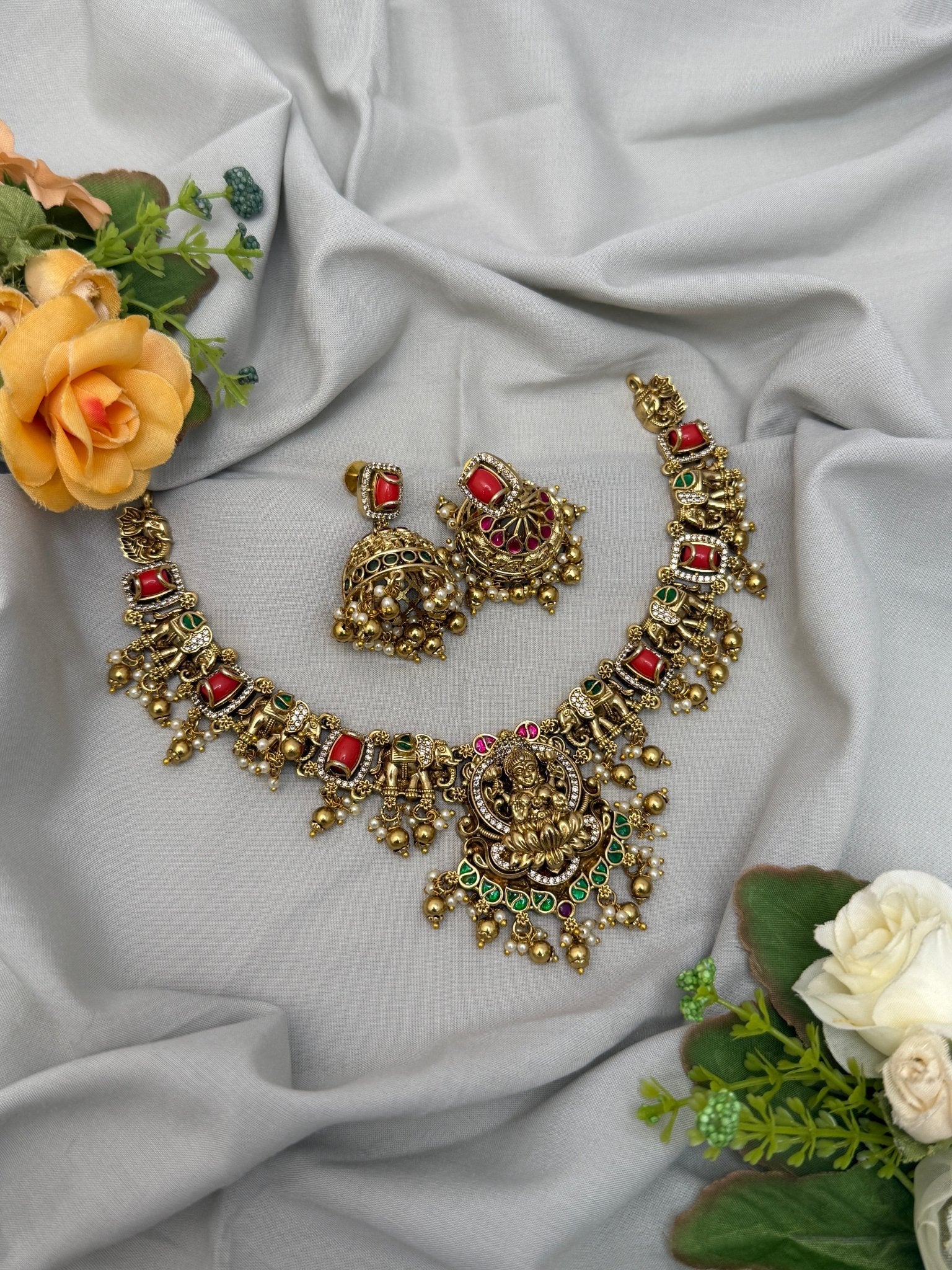 Antique Necklace Set 0379 - Mahilas