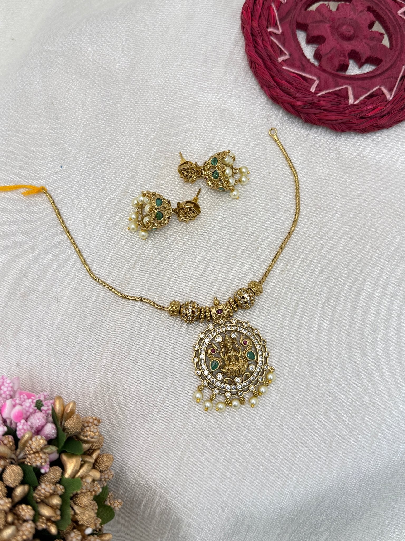 Antique Necklace Set 0735 - Mahilas