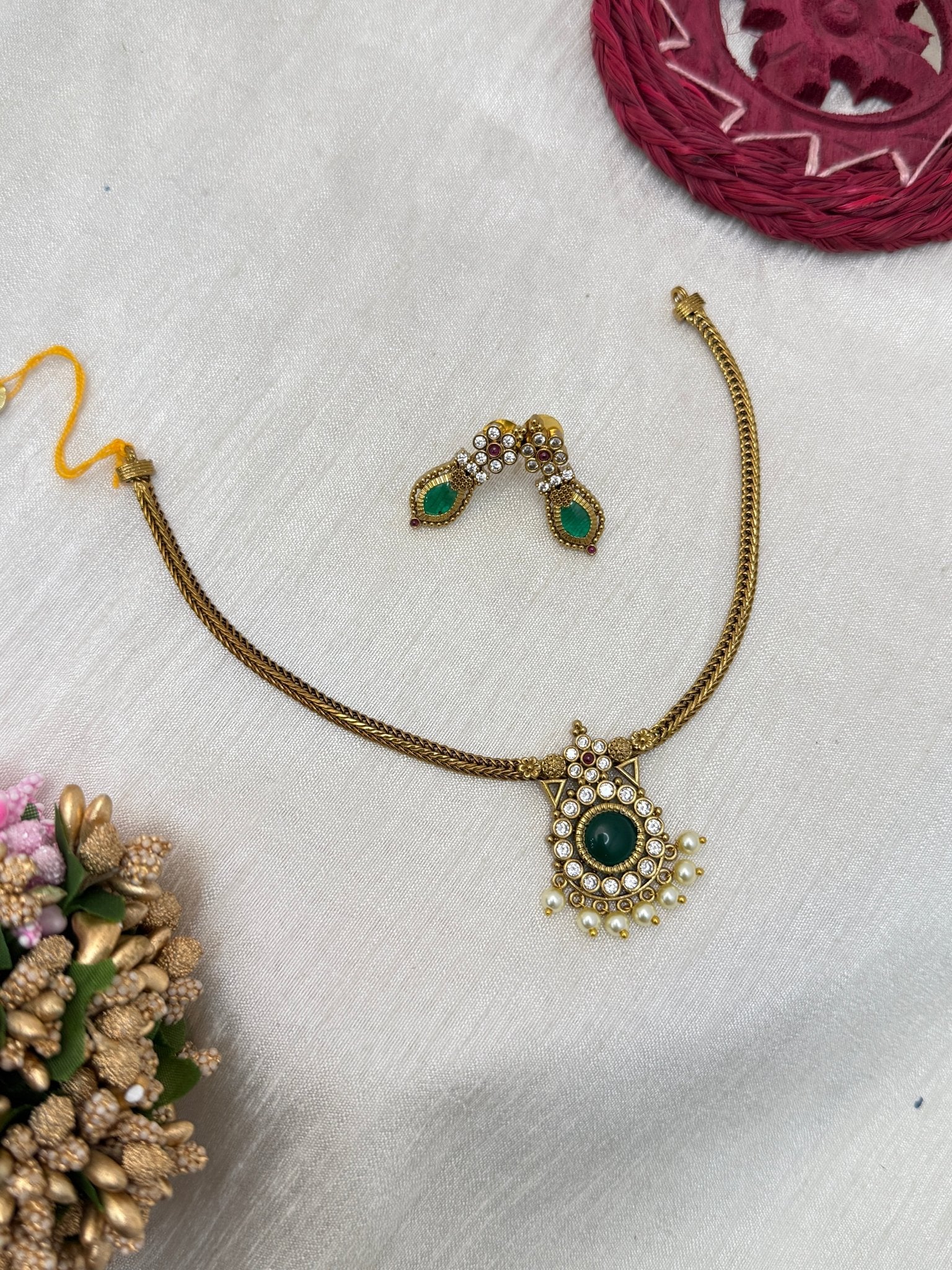 Antique Necklace Set 0738 - Mahilas