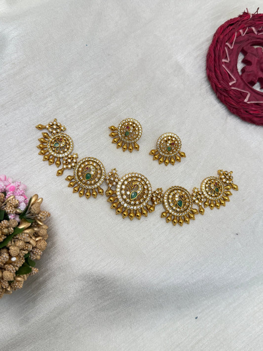 Antique Necklace Set 0739 - Mahilas