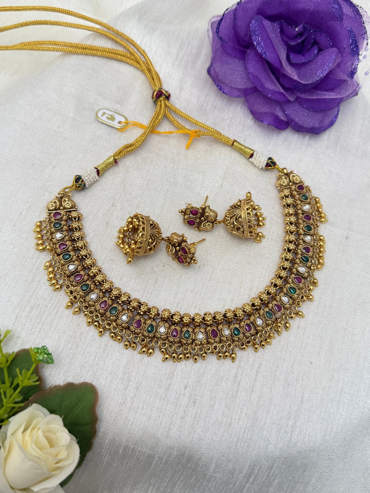 Antique Necklace Set 0776 - Mahilas