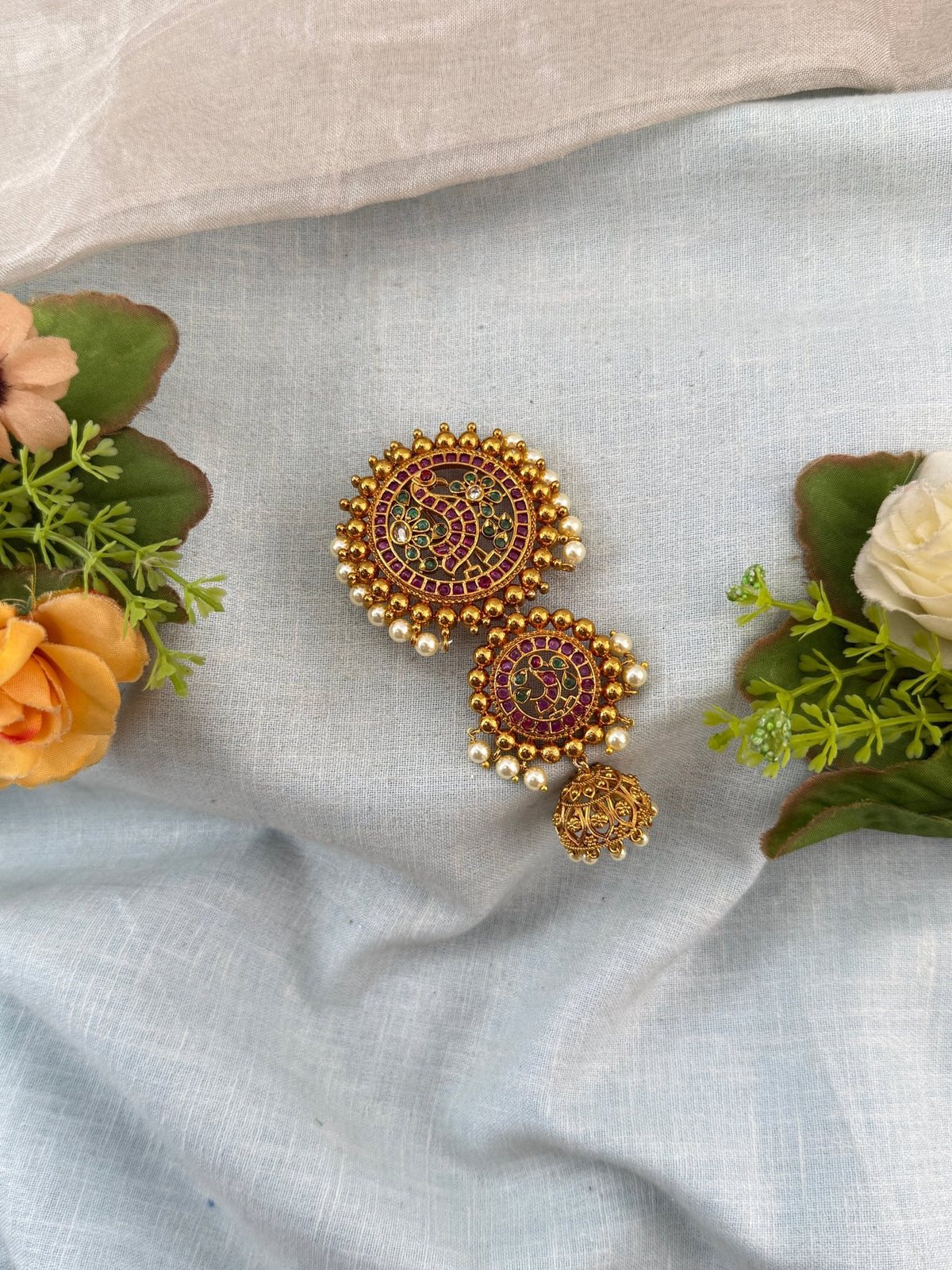 Antique Peacock Short Jadebille | 053 - Mahilas