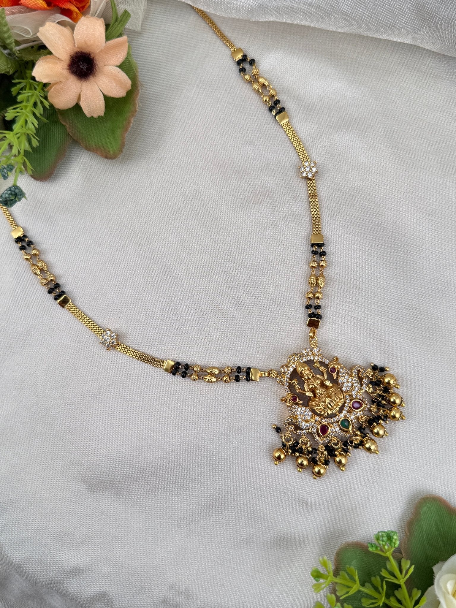 Antique Pendant Stone Mangalya Chain 577 - Mahilas