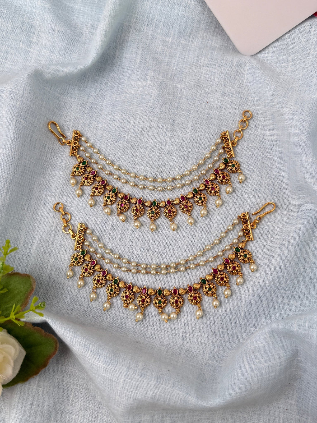 Antique Premium Maatal Earrchain| T0068 - Mahilas