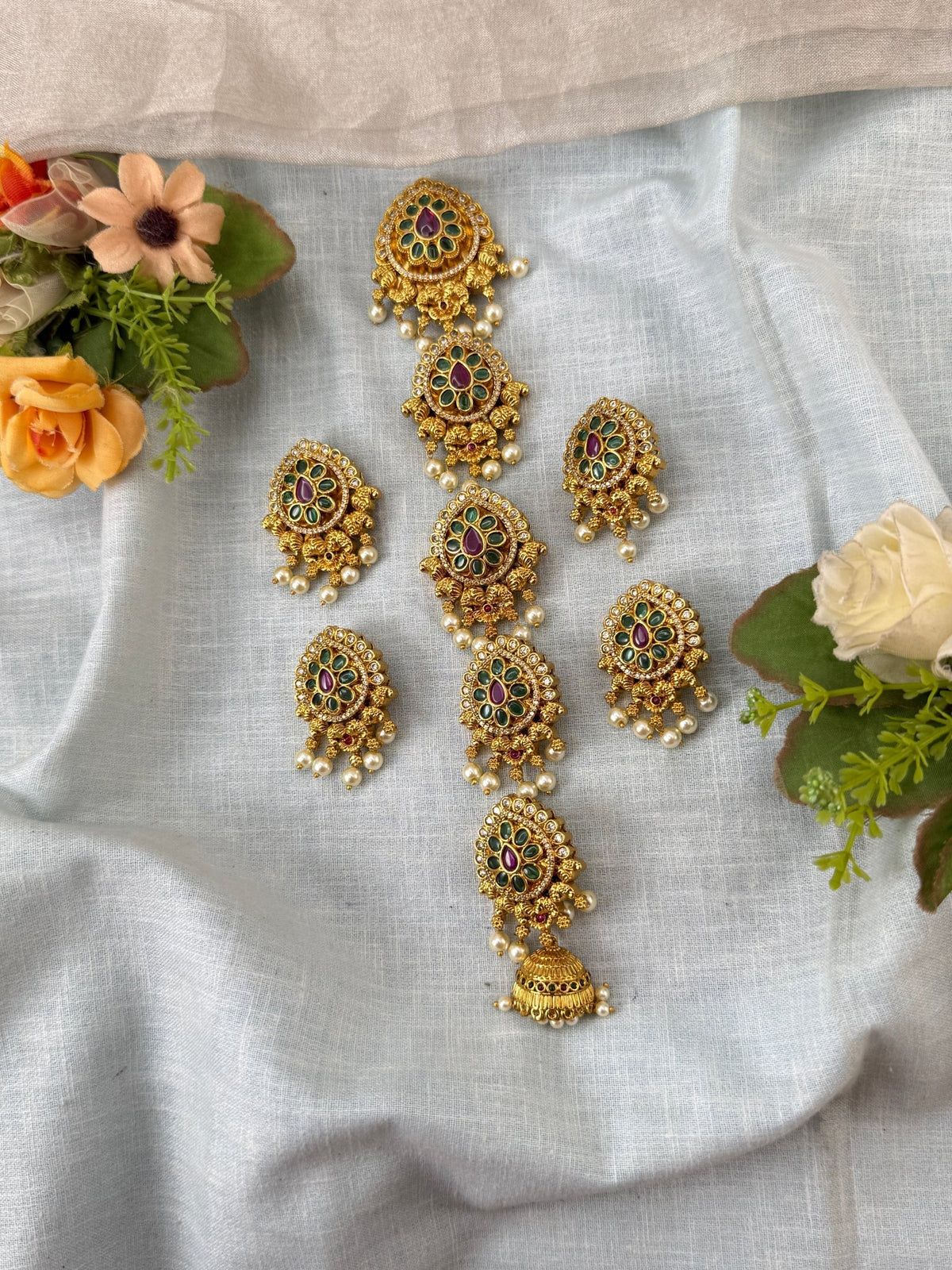 Antique Set of 6 Jadebille | J0068 - Mahilas