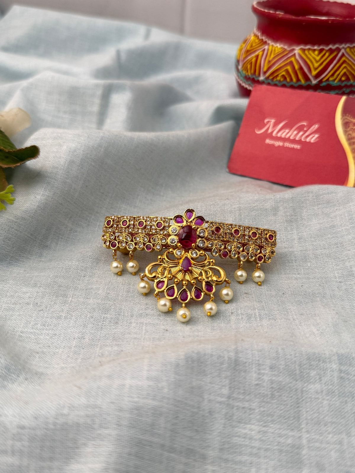 Antique Stone Premium Hair Clip| HR033 - Mahilas