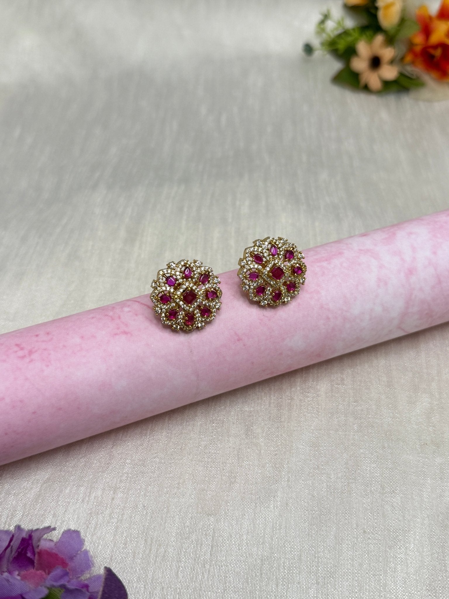 Antique Stud Earrings 0201 - Mahilas