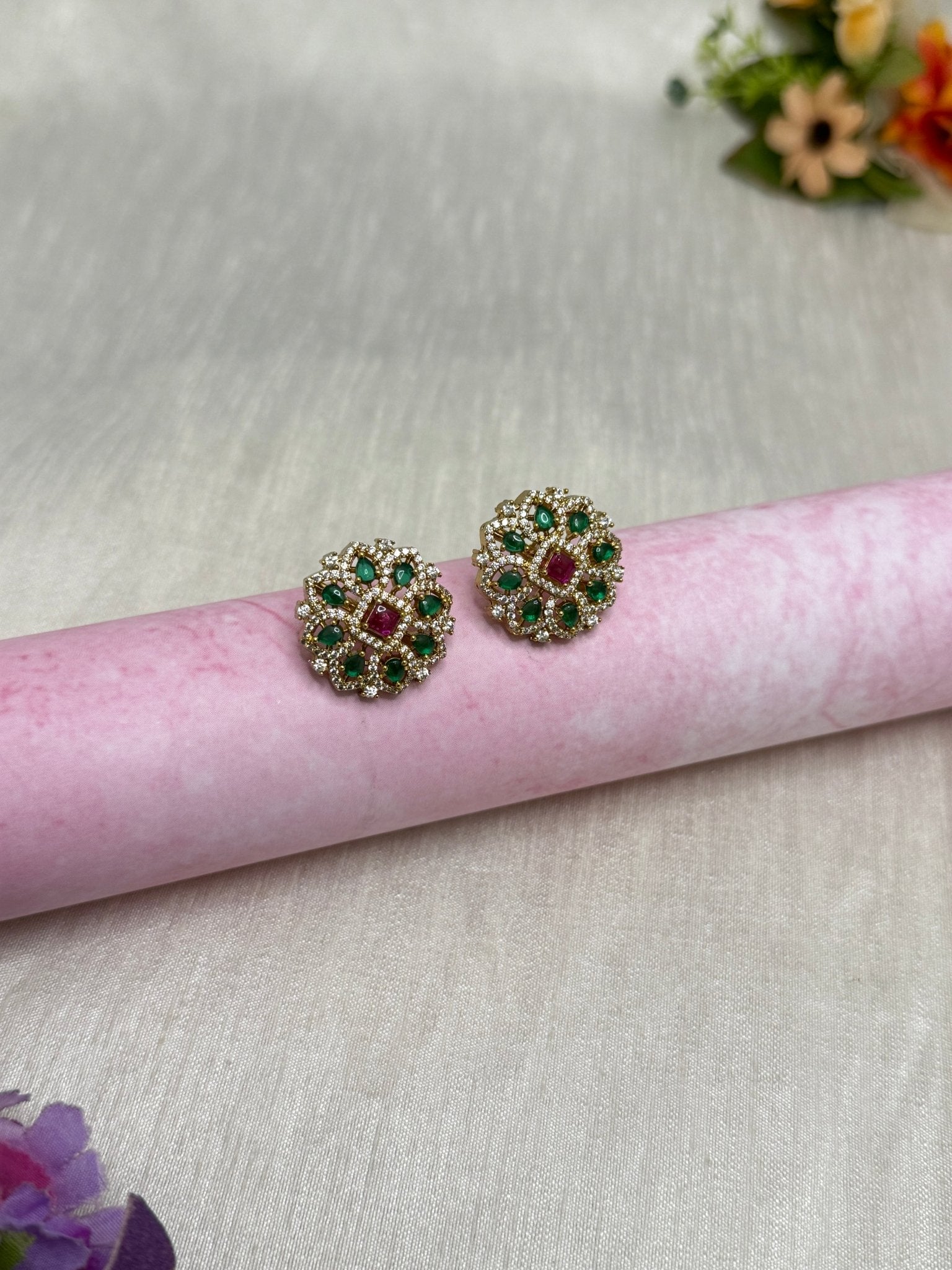 Antique Stud Earrings 0204 - Mahilas