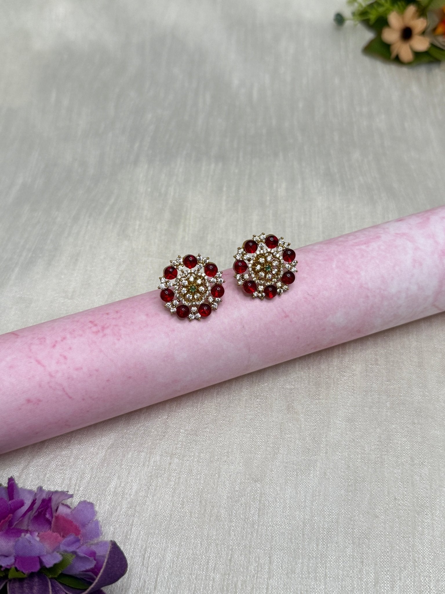 Antique Stud Earrings 0244 - Mahilas
