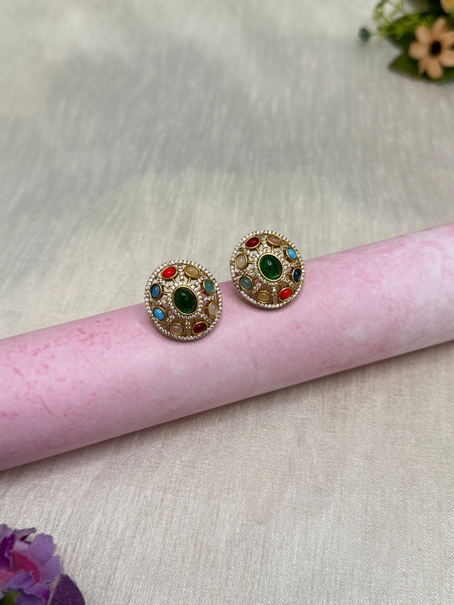 Antique Stud Earrings 0252 - Mahilas