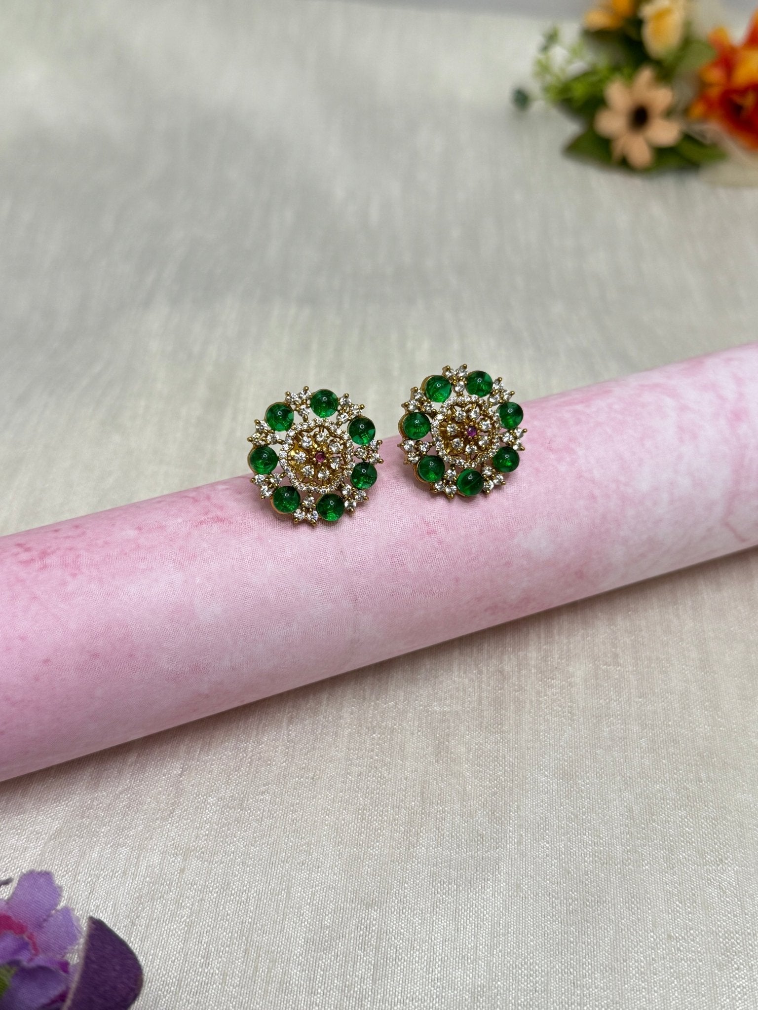 Antique Stud Earrings 0258 - Mahilas