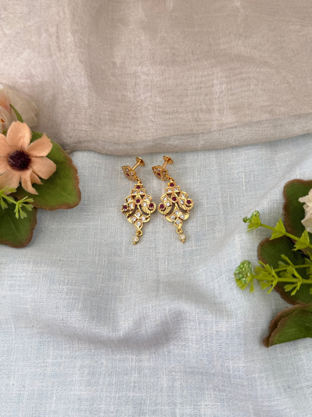 Antique Stud Earrings | E0210 A - Mahilas