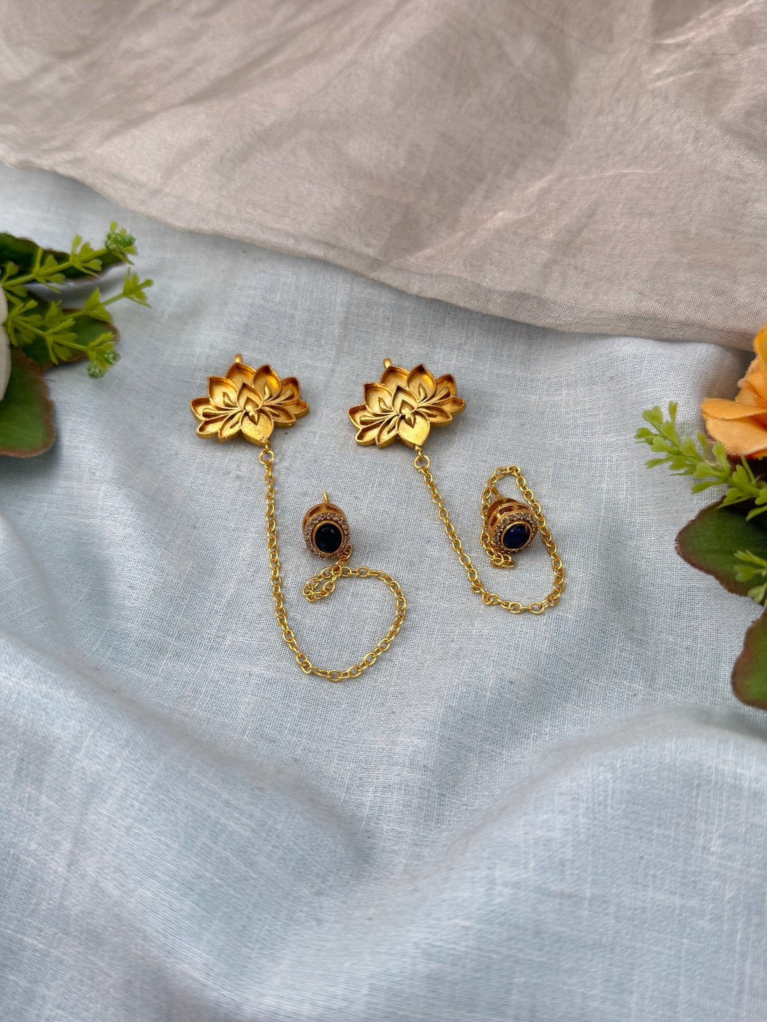 Antique Stud With Earcuff | E0223 - Mahilas
