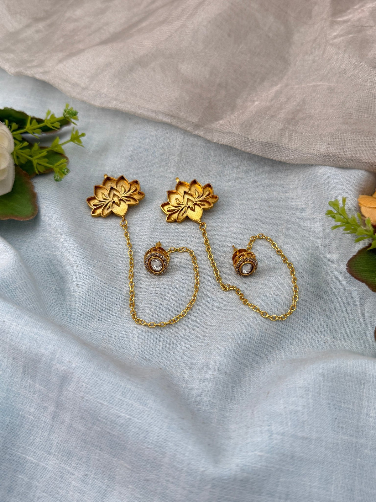 Antique Stud With Earcuff | E0224 - Mahilas