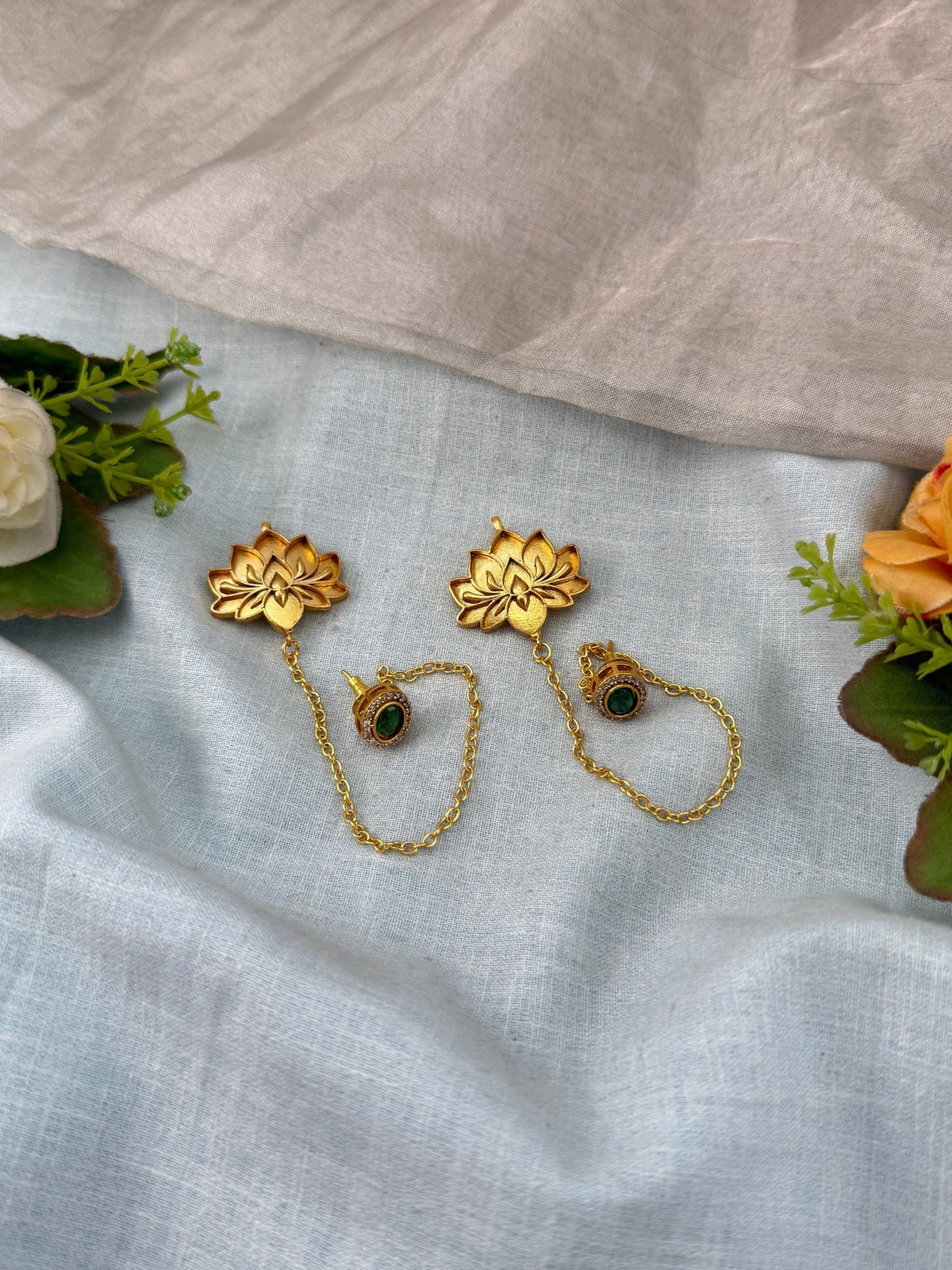 Antique Stud With Earcuff | E0225 - Mahilas