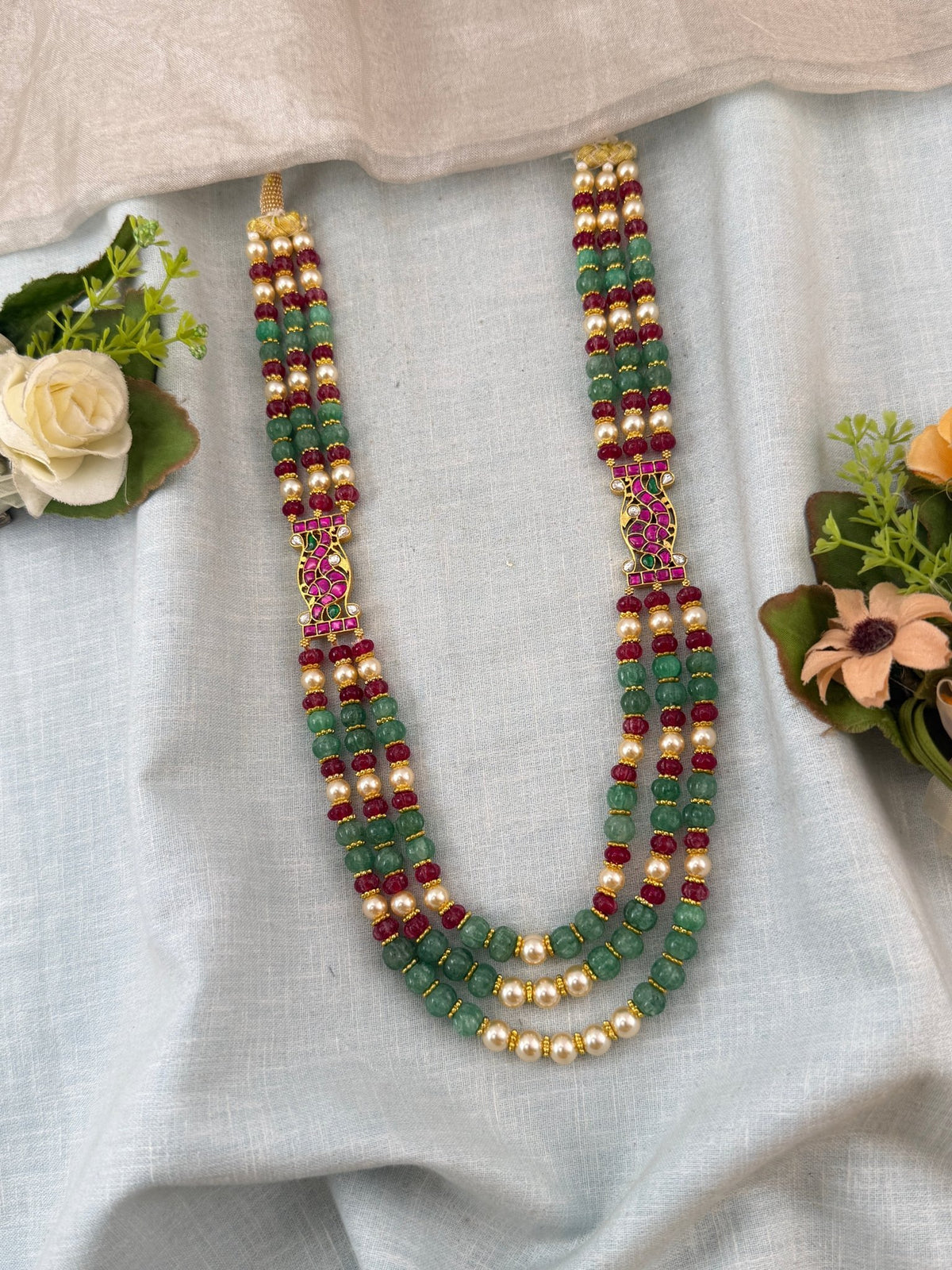 Antique Triple Layer Bead Mid-Haram | 286 - Mahilas
