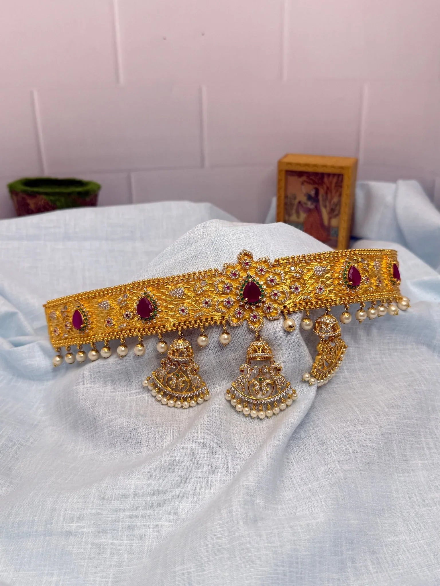 Antique Vaddanam Kamarbandh 6807 - Mahilas