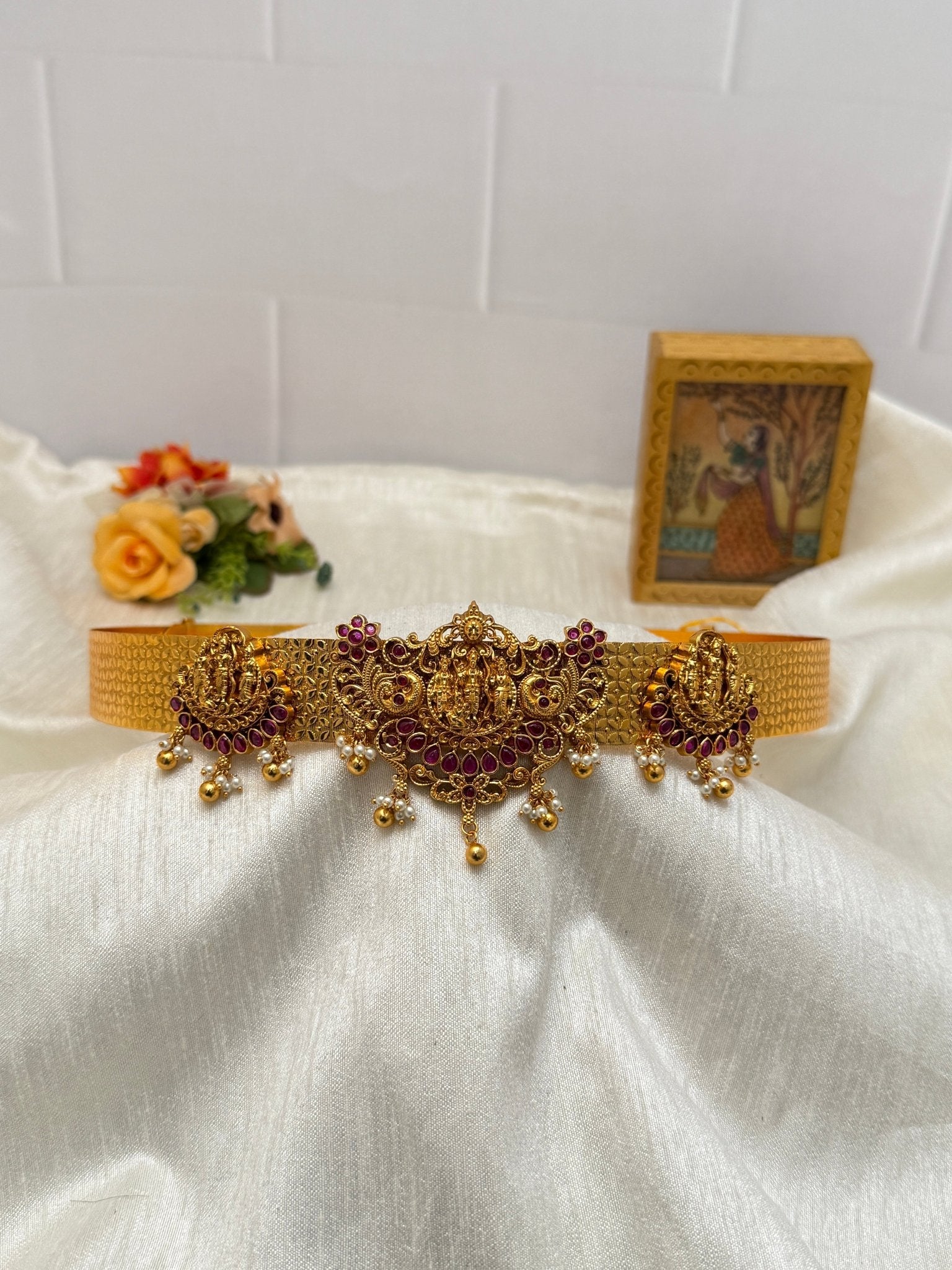 Antique Vaddanam Kamarbandh For Kids 2 Yrs - 11 Yrs 6951 - Mahilas