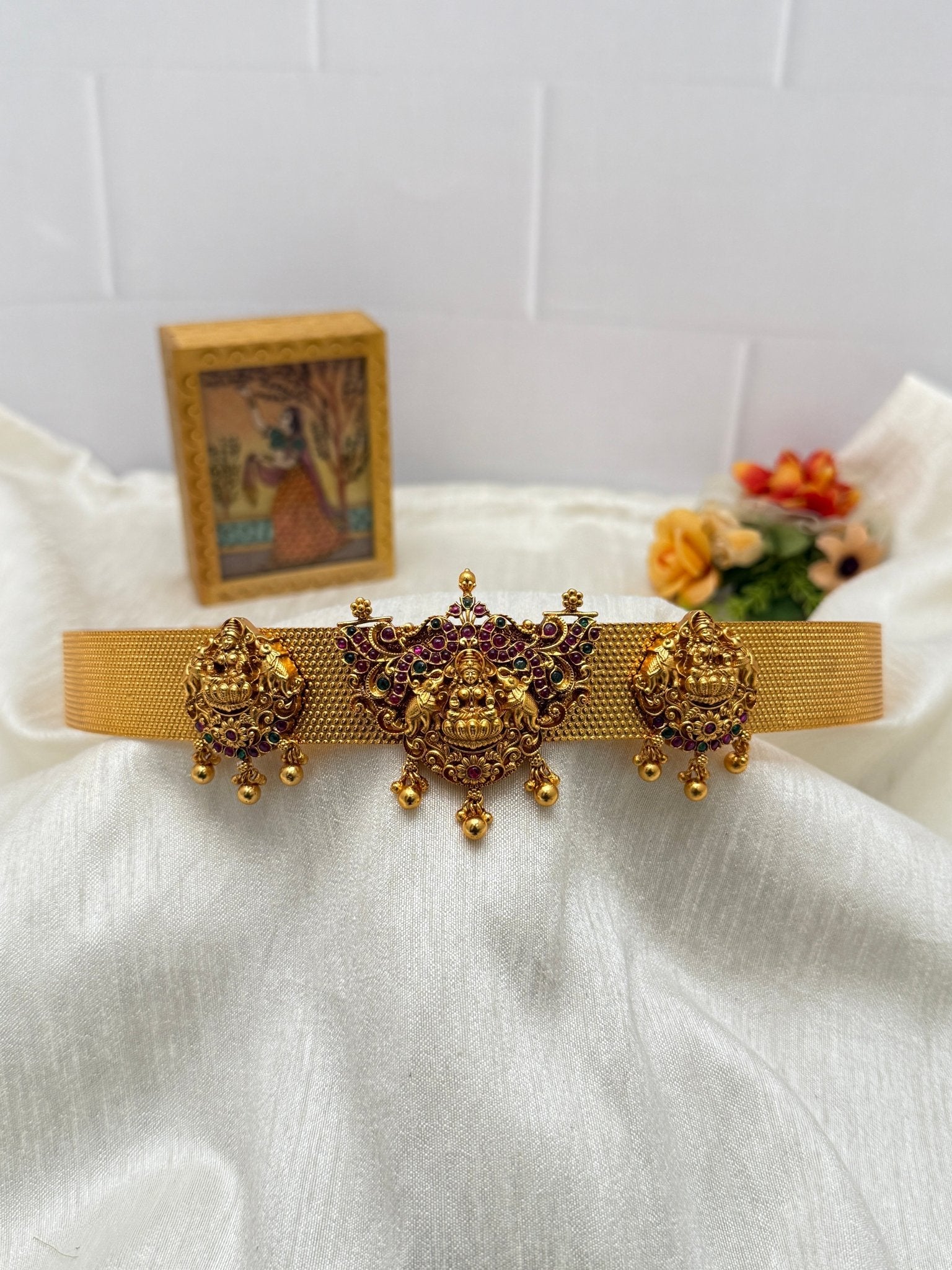 Antique Vaddanam Kamarbandh For Kids 2 Yrs - 11 Yrs 6953 - Mahilas