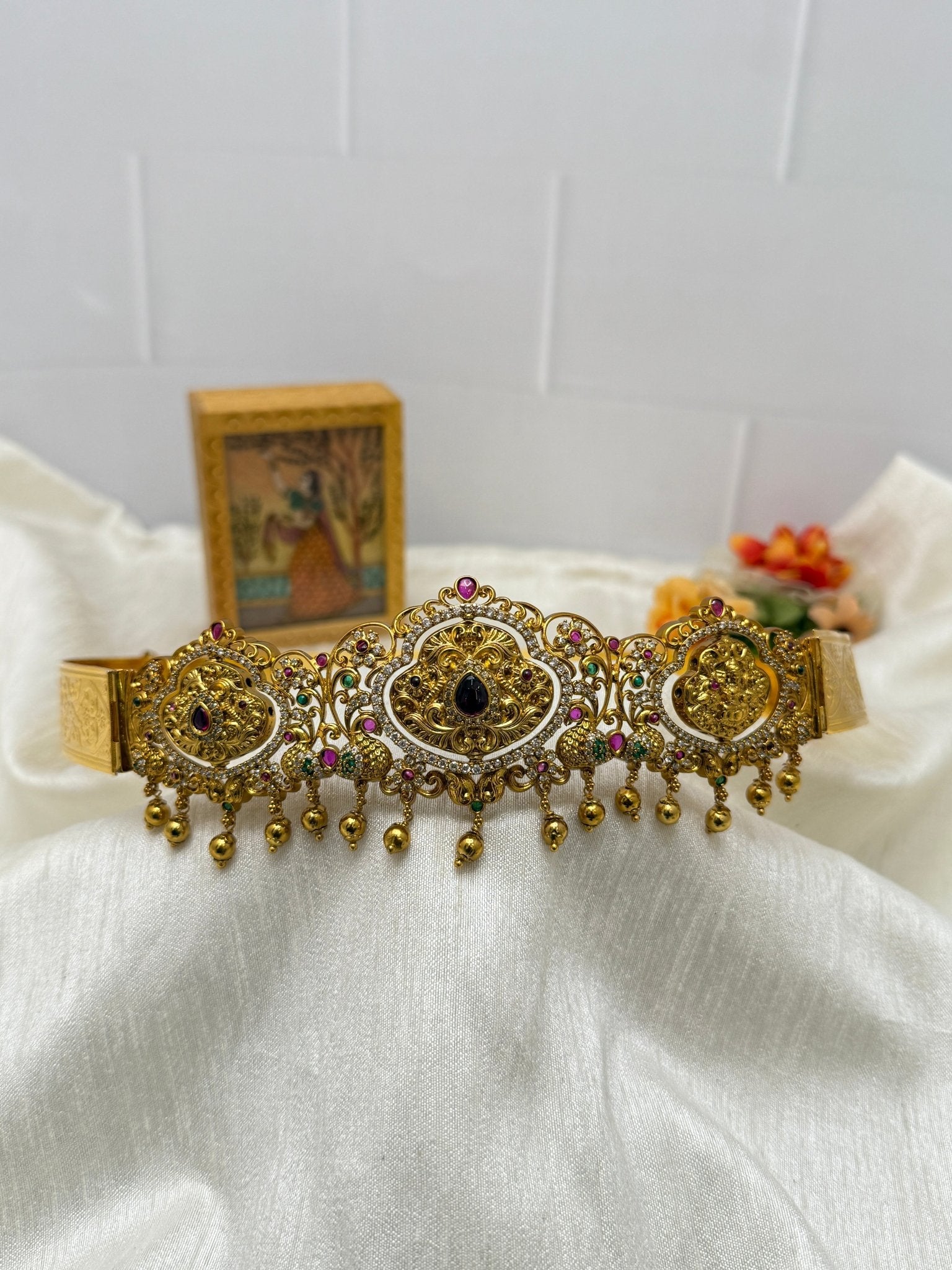 Antique Vaddanam Kamarbandh For Kids 2 Yrs - 11 Yrs 6954 - Mahilas