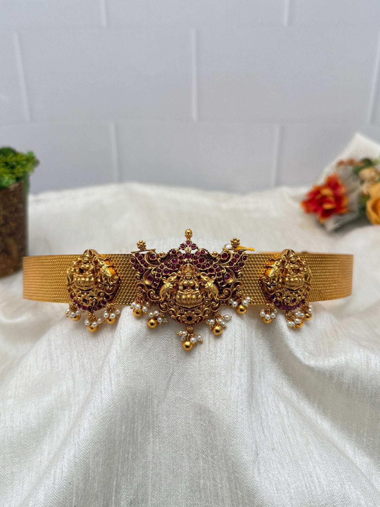 Antique Vaddanam Kamarbandh For Kids 2 Yrs - 11 Yrs 6961 - Mahilas