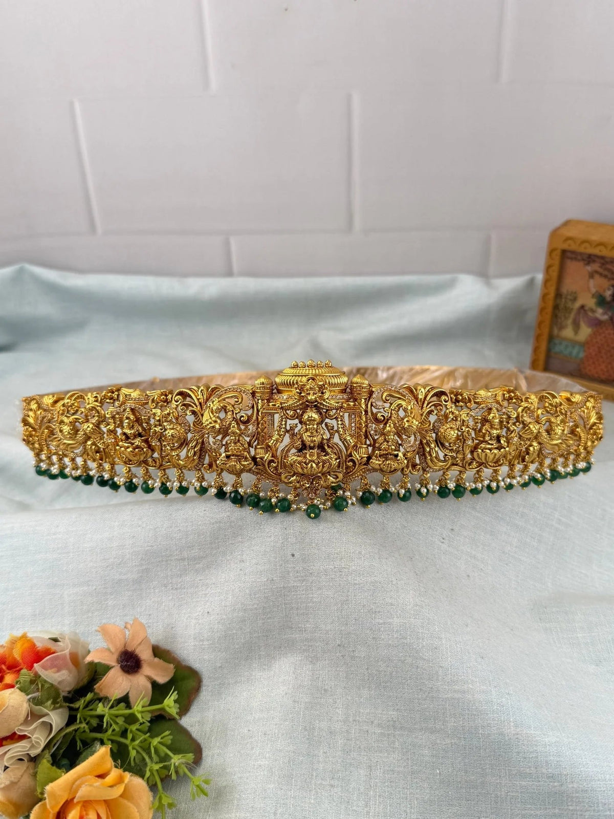 Antique Vaddanam Kamarbandh V0005A - Mahilas