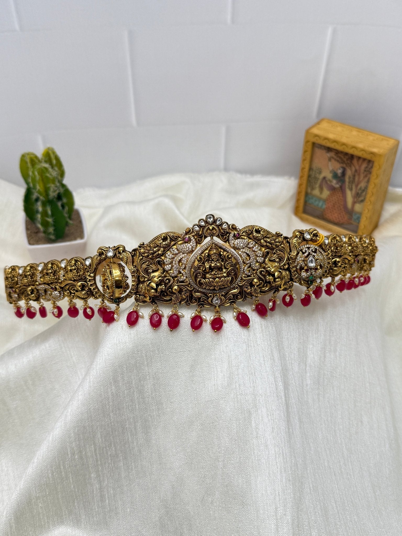 Antique Vaddanam Reversible Kamarbandh 6831 - Mahilas