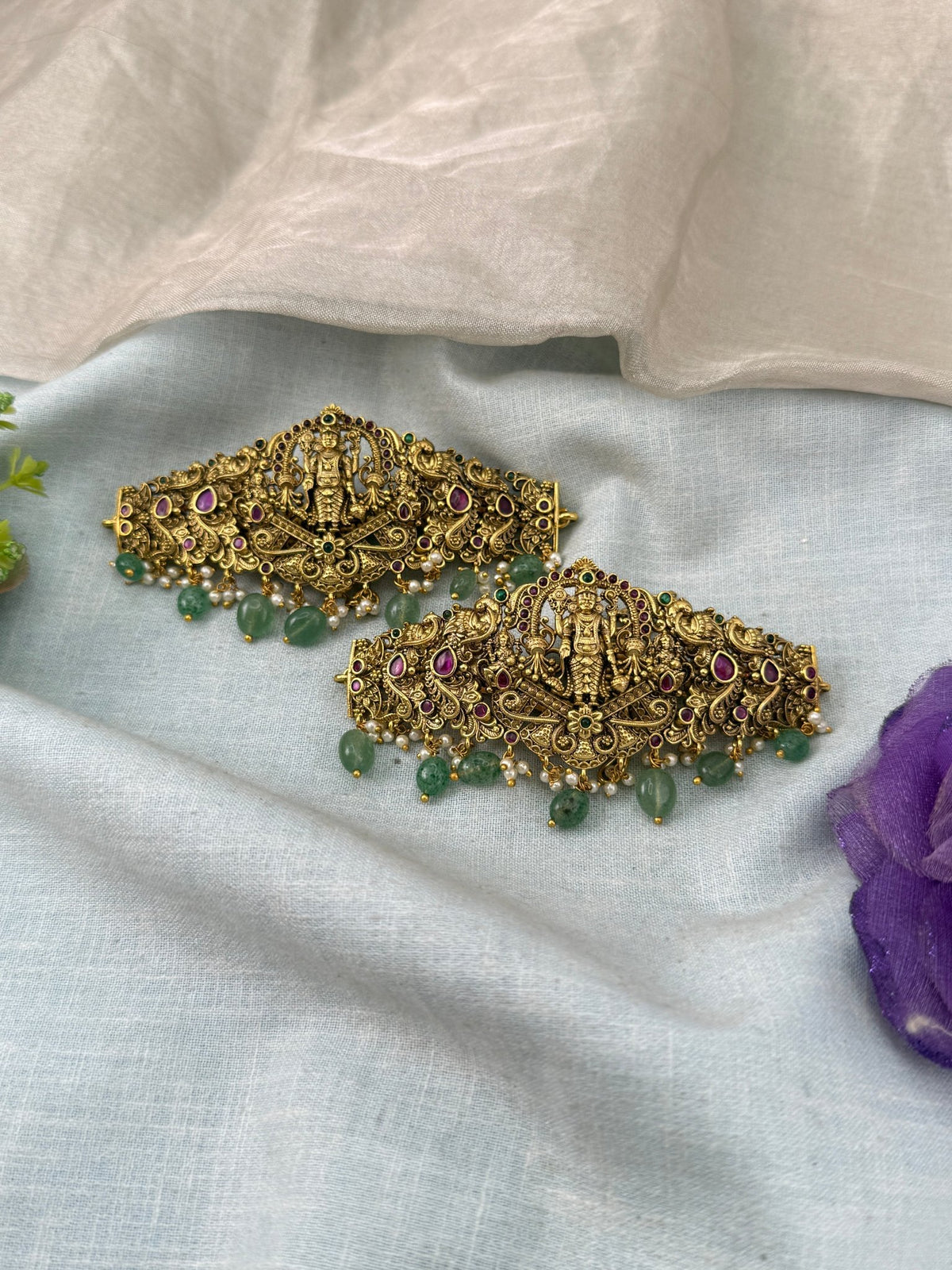 Antique Venkateshwara Chain Vanki | Set of 2 | 007 - Mahilas