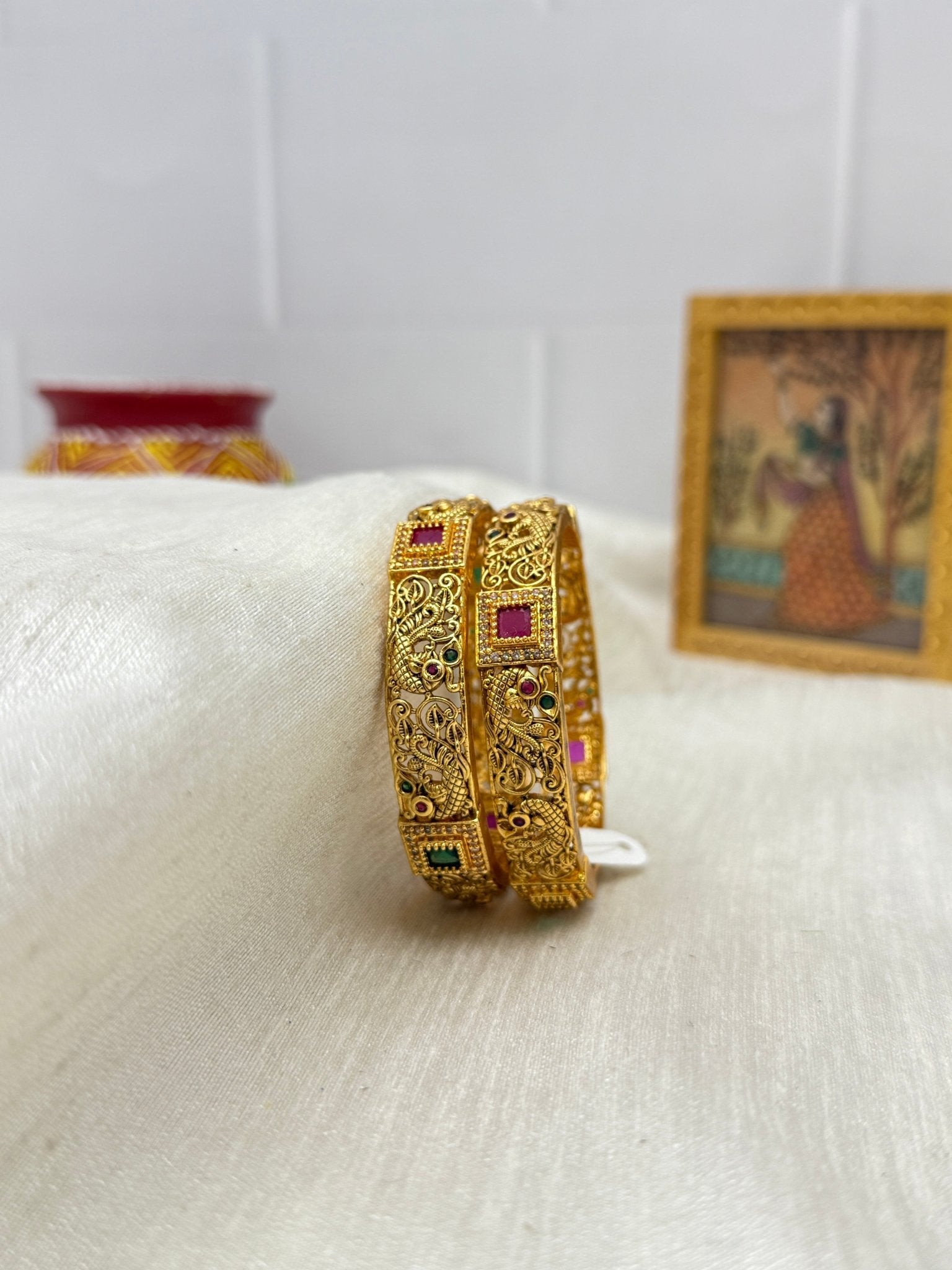 Designer Antique Bangles 6927 - Mahilas