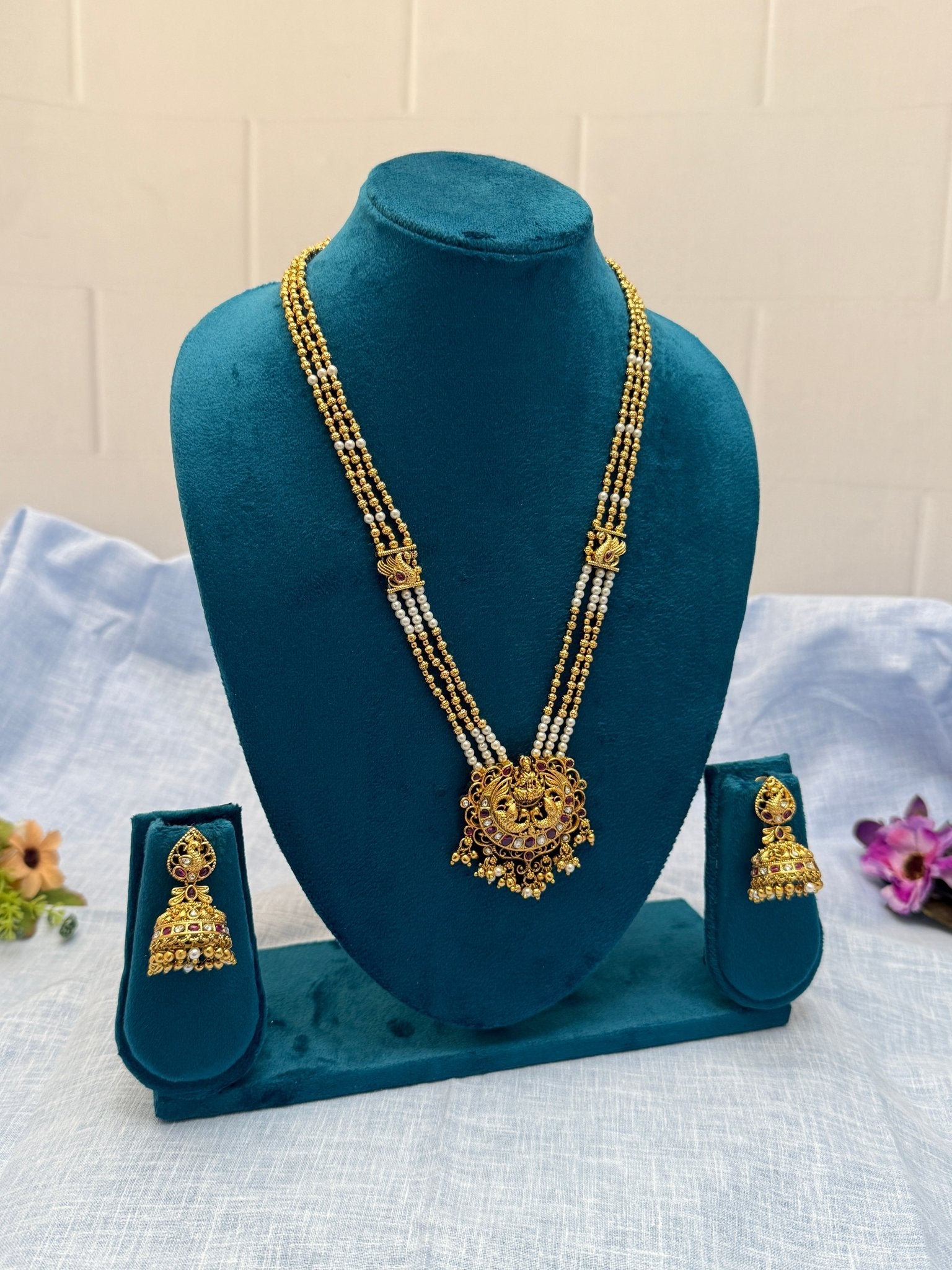 Designer Antique Layer Necklace Set 537 - Mahilas