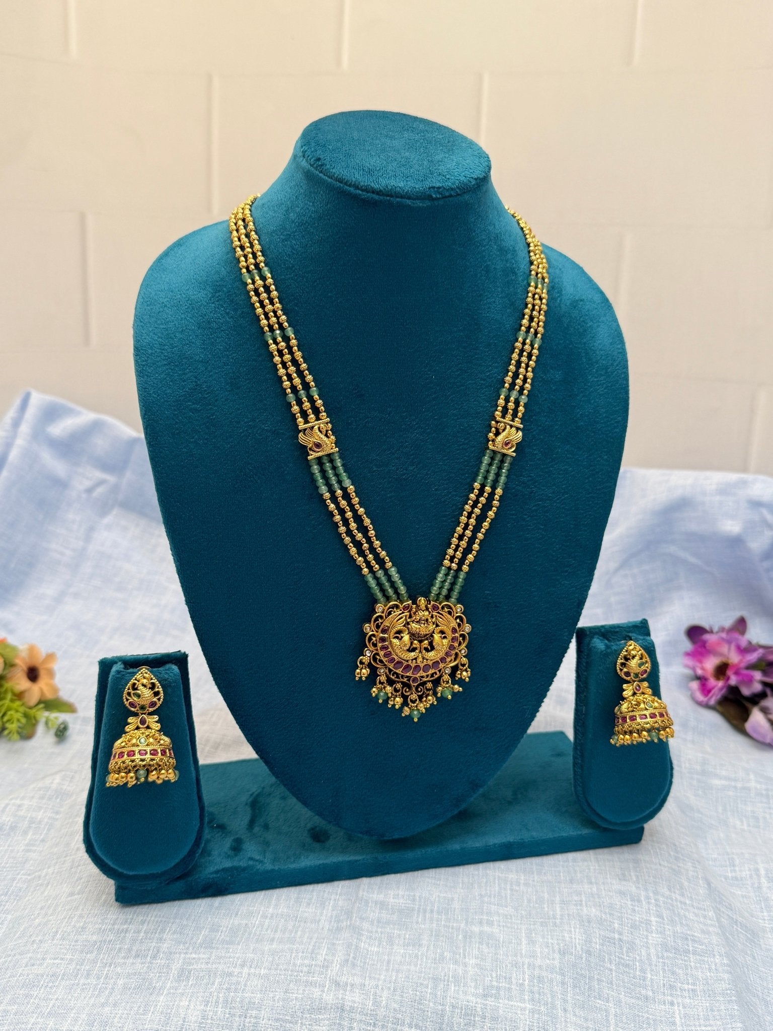 Designer Antique Layer Necklace Set 538 - Mahilas