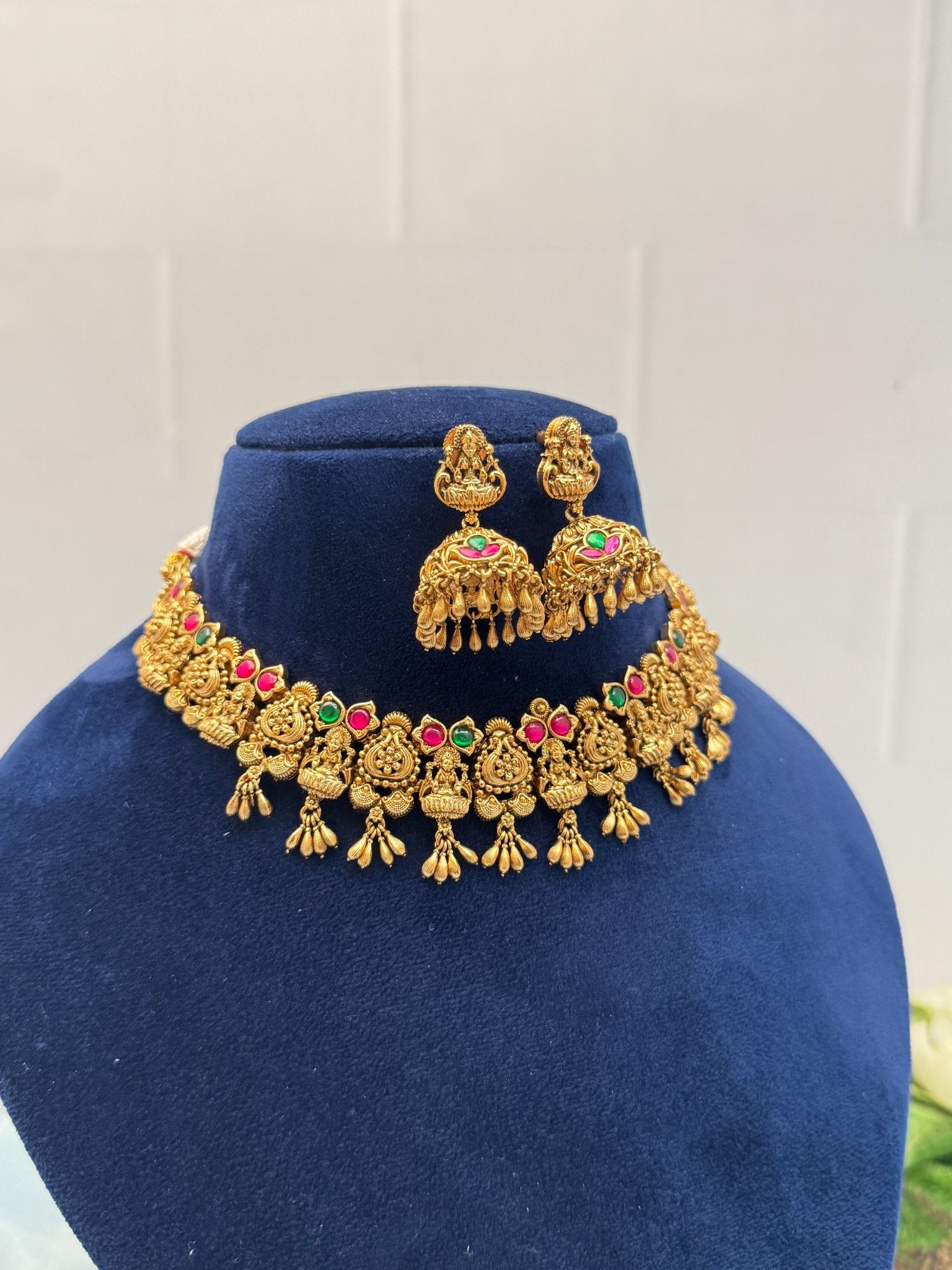 Designer Antique Necklace Set 401 - Mahilas