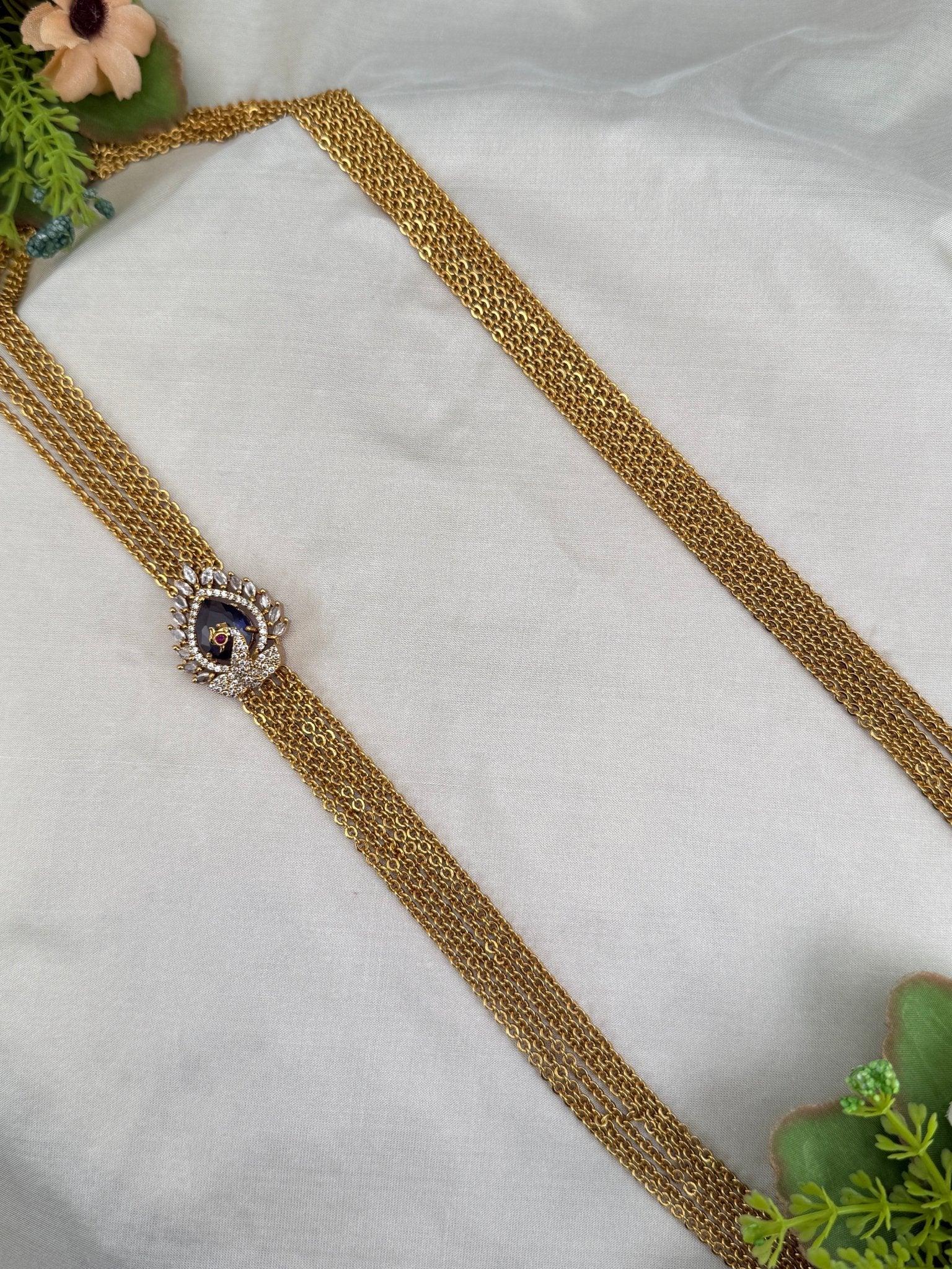 Designer Antique Pendant Mop Chain 550 - Mahilas