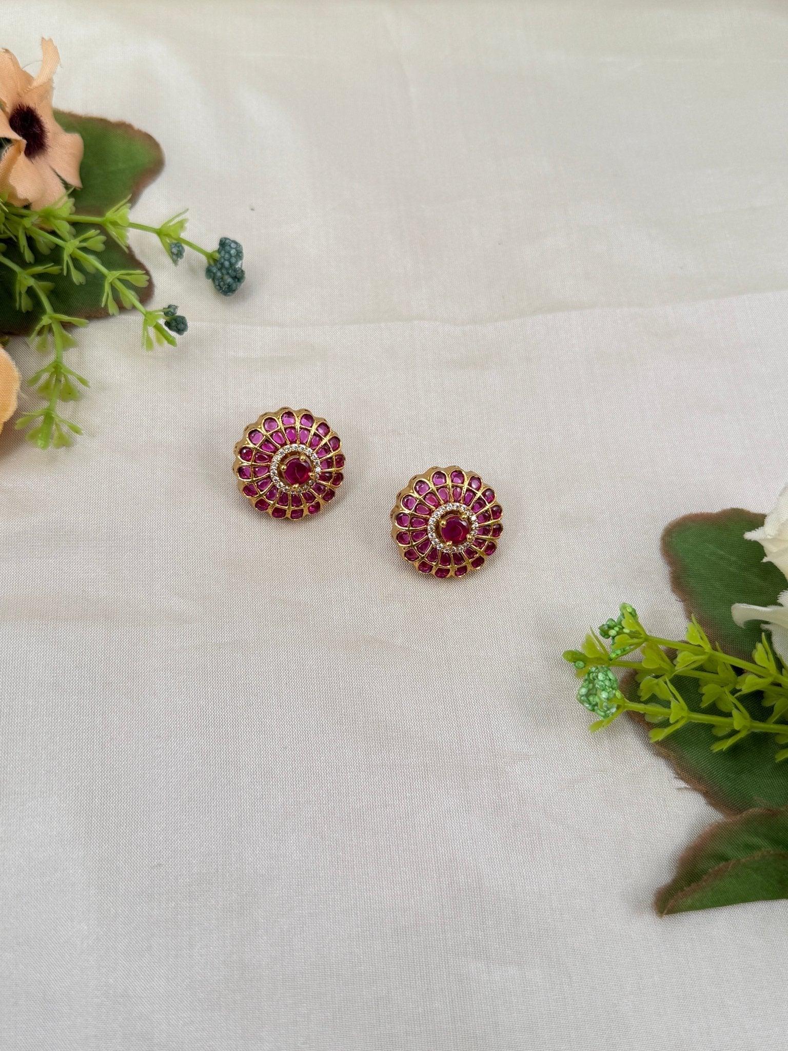 Designer Antique Stud Earrings 0487 - Mahilas