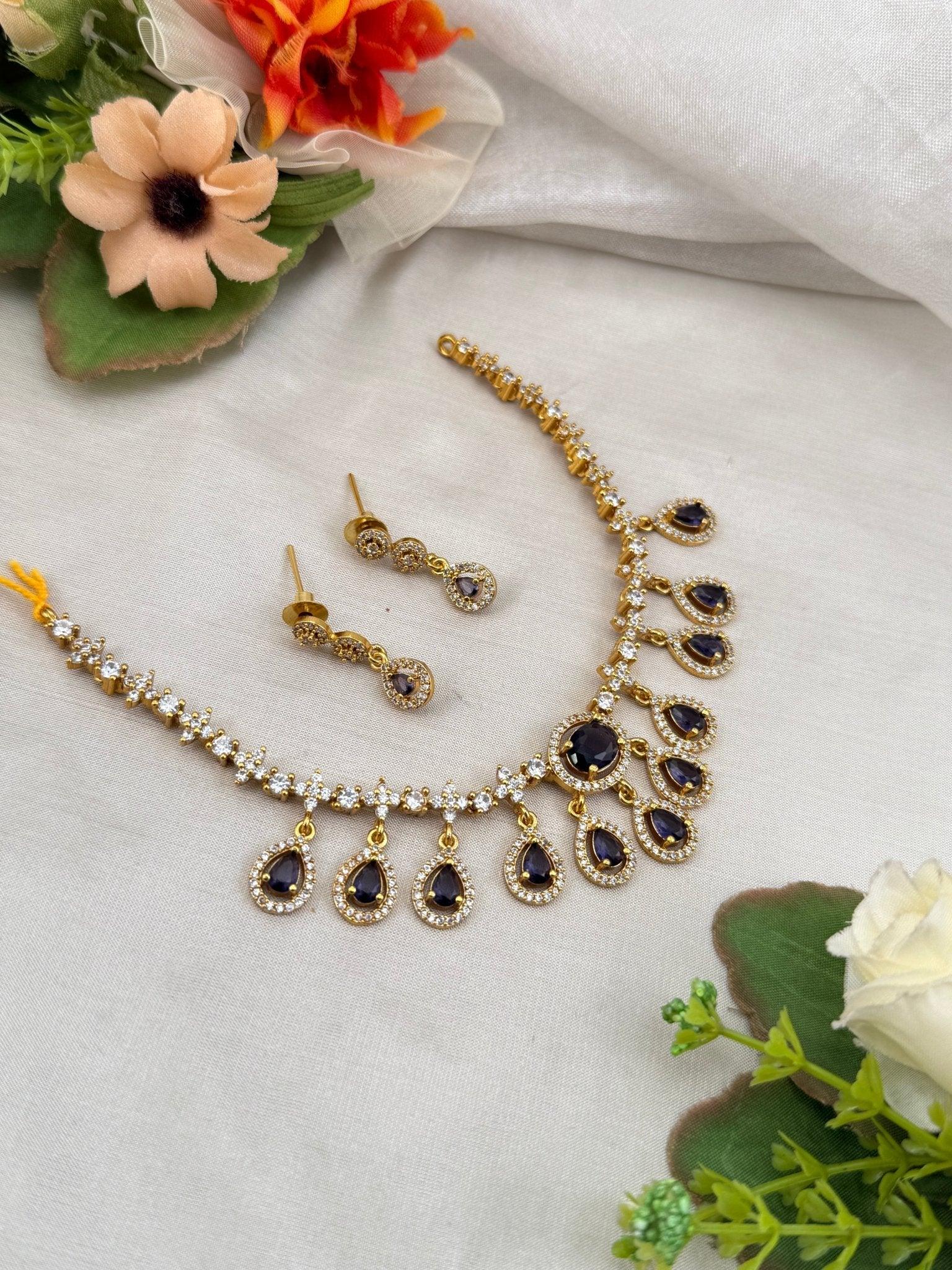 Designer Antique Victorian Necklace Set 239 - Mahilas