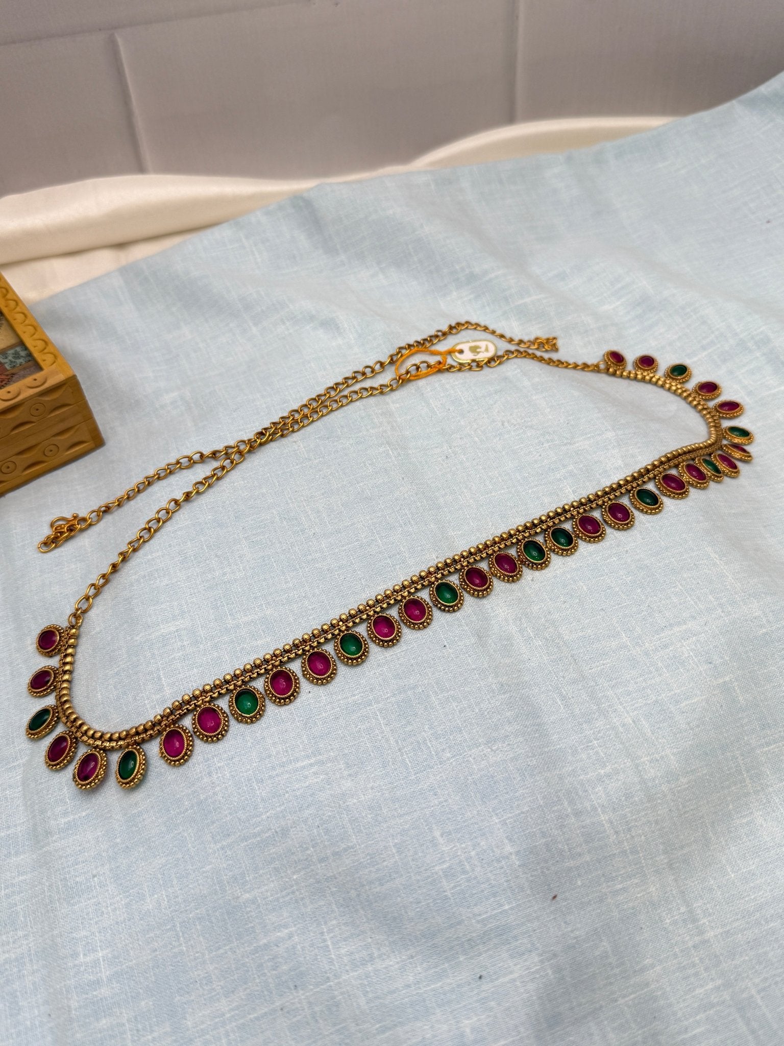 Designer Chain Antique Vaddanam Kamarbandh 6900 - Mahilas