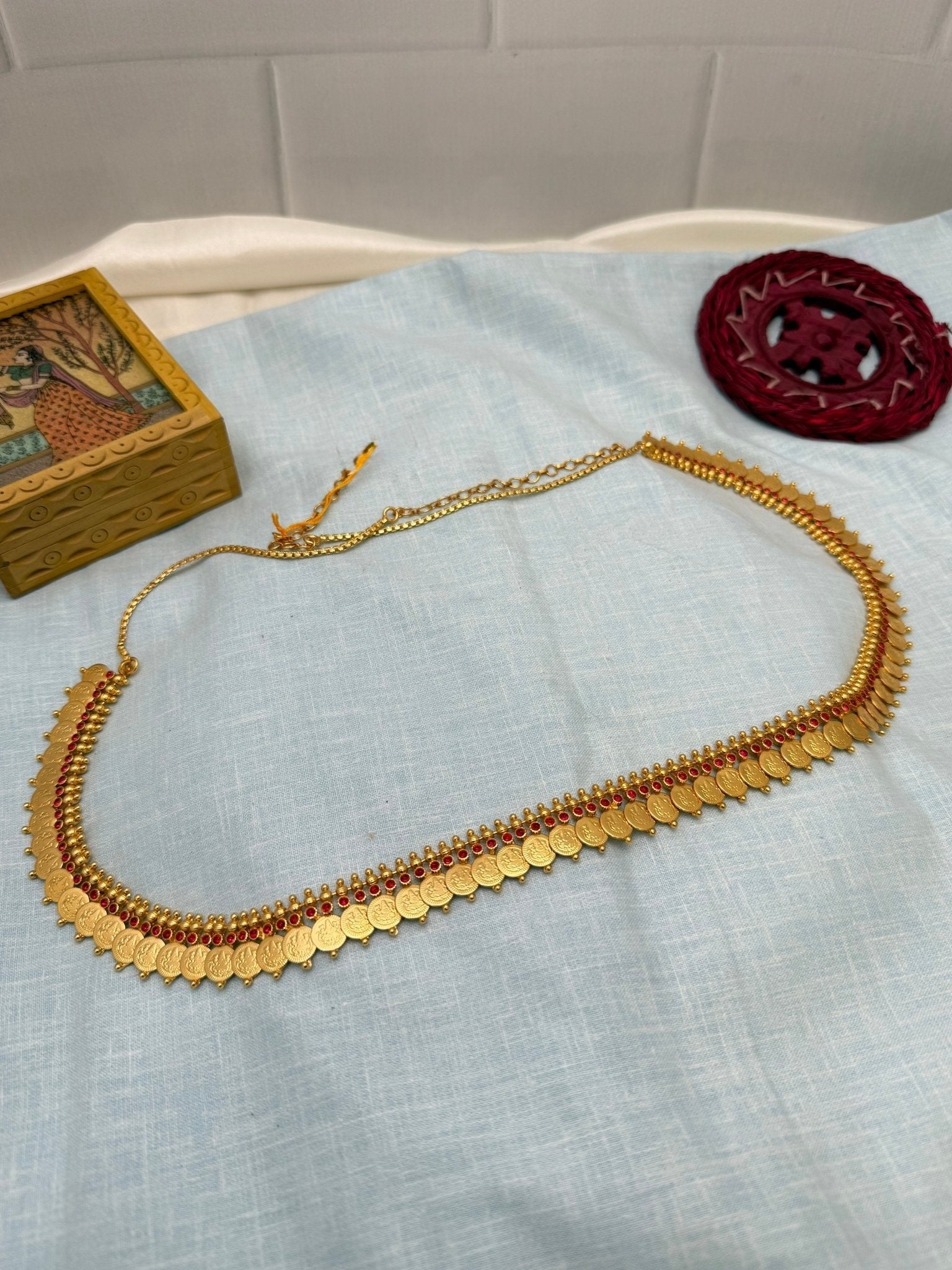 Designer Chain Antique Vaddanam Kamarbandh Waist Belt 6893 - Mahilas