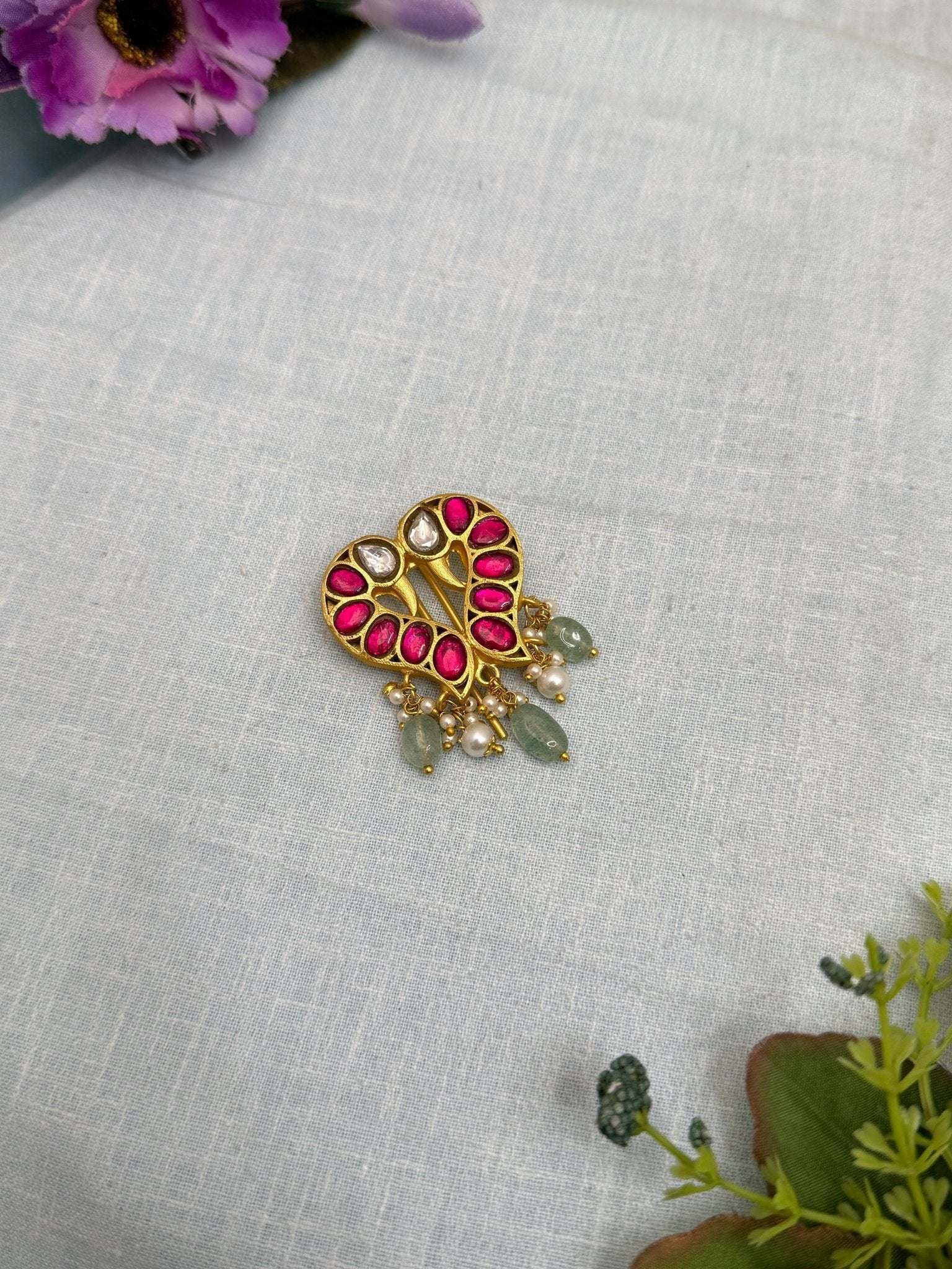 Designer Jadau Kundan Jadebille 0843 - Mahilas
