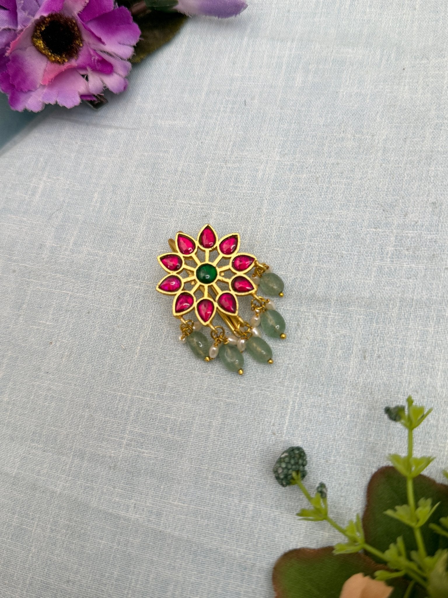 Designer Jadau Kundan Jadebille 0846 - Mahilas