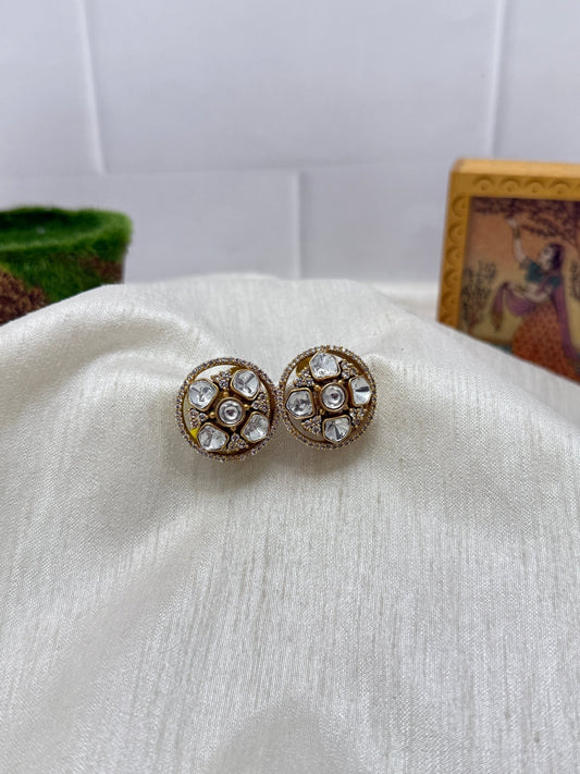 Designer Kundan Earrings 1160 - Mahilas