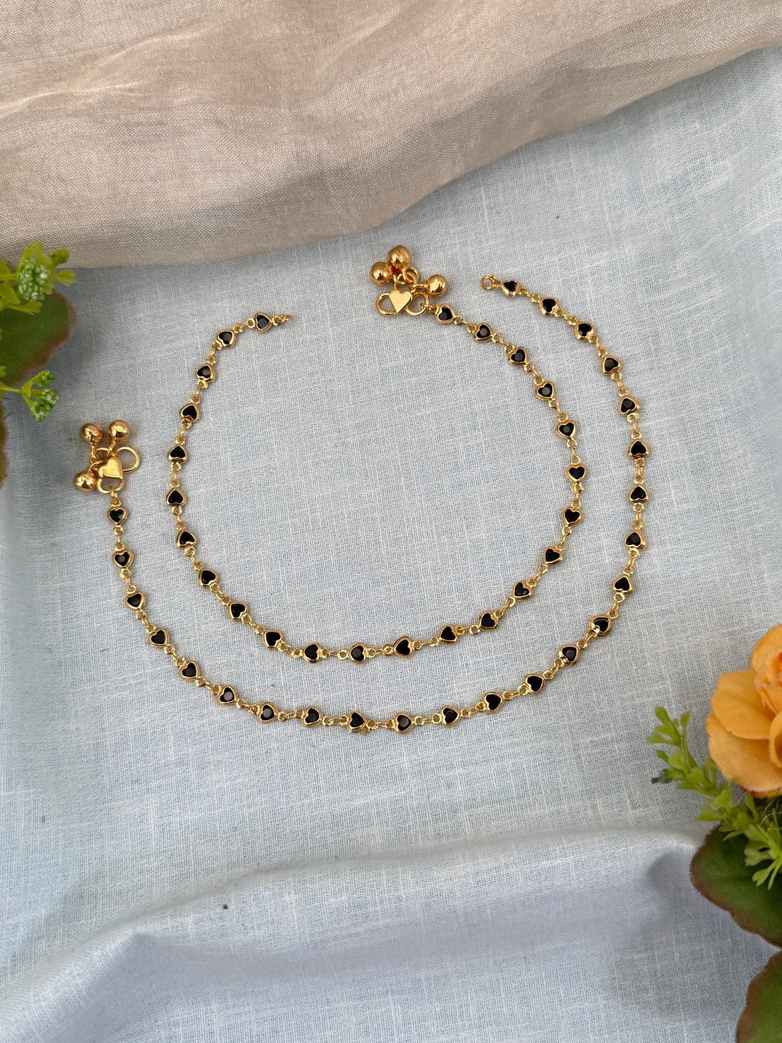 Designer Stone Anklet Payal 0284 - Mahilas